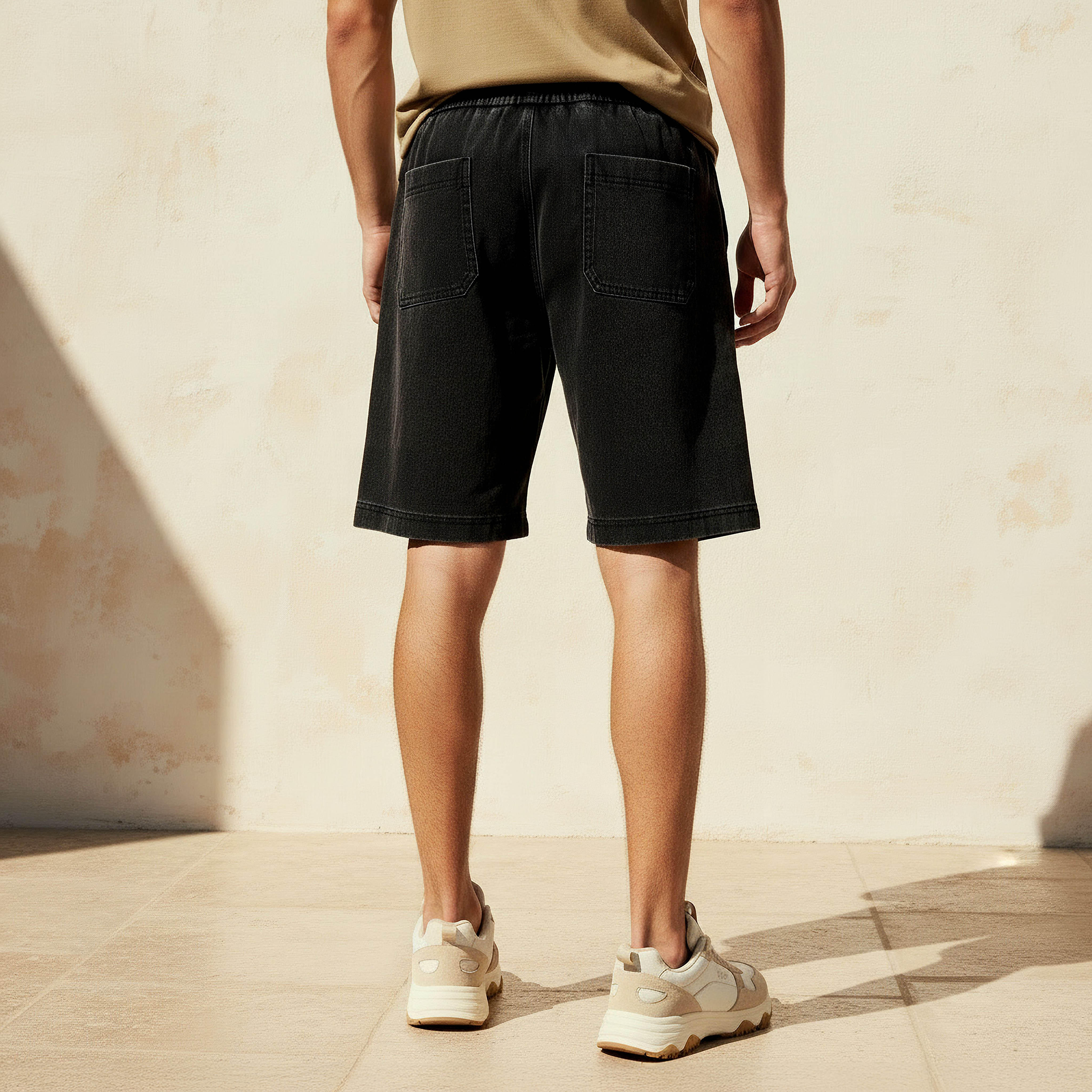 Men Regular Fit Shorts Cotton-men-clothing-bottoms-shorts-image-4