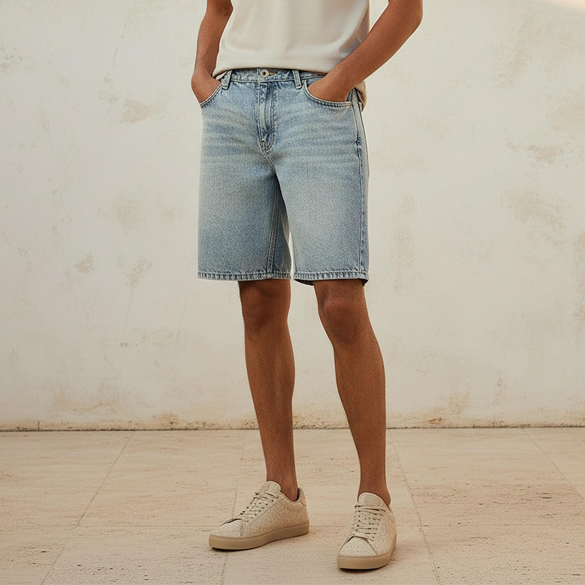 Splash Denim Shorts-men-clothing-bottoms-shorts-image-1