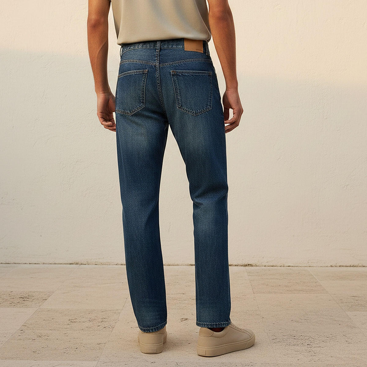 بنطلون جينز بقصة مستقيمة وخصر متوسط الارتفاع من سبلاش دينم-men-clothing-bottoms-jeans-image-4
