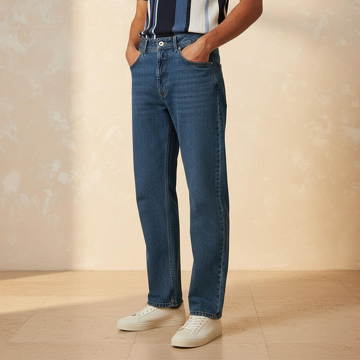 Splash Denim Straight Fit Mid-Rise Jeans-men-clothing-jeans-image-1