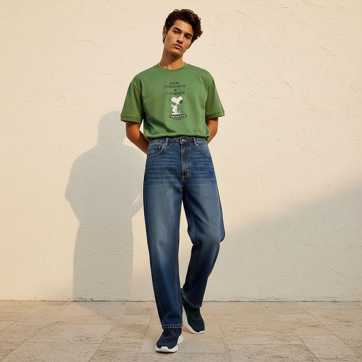 Splash Denim Baggy Fit Mid-Rise Jeans-men-clothing-jeans-image-3