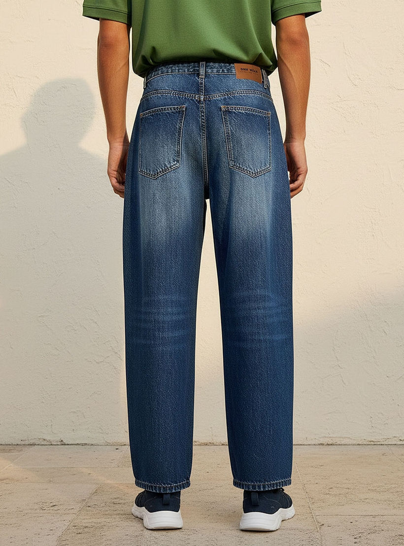 Splash Denim Baggy Fit Mid-Rise Jeans-men-clothing-jeans-image-4