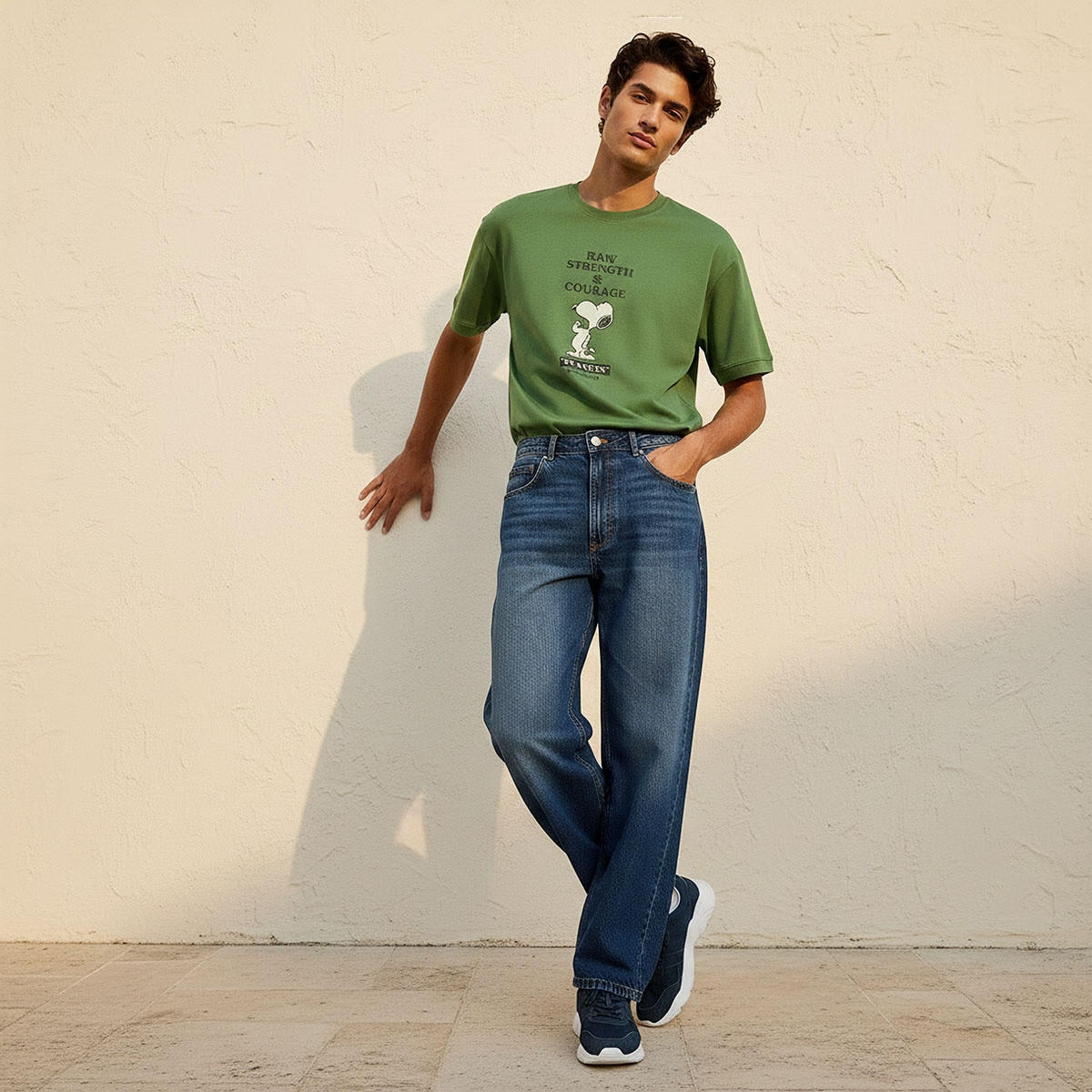 Splash Denim Baggy Fit Mid-Rise Jeans-men-clothing-jeans-image-5