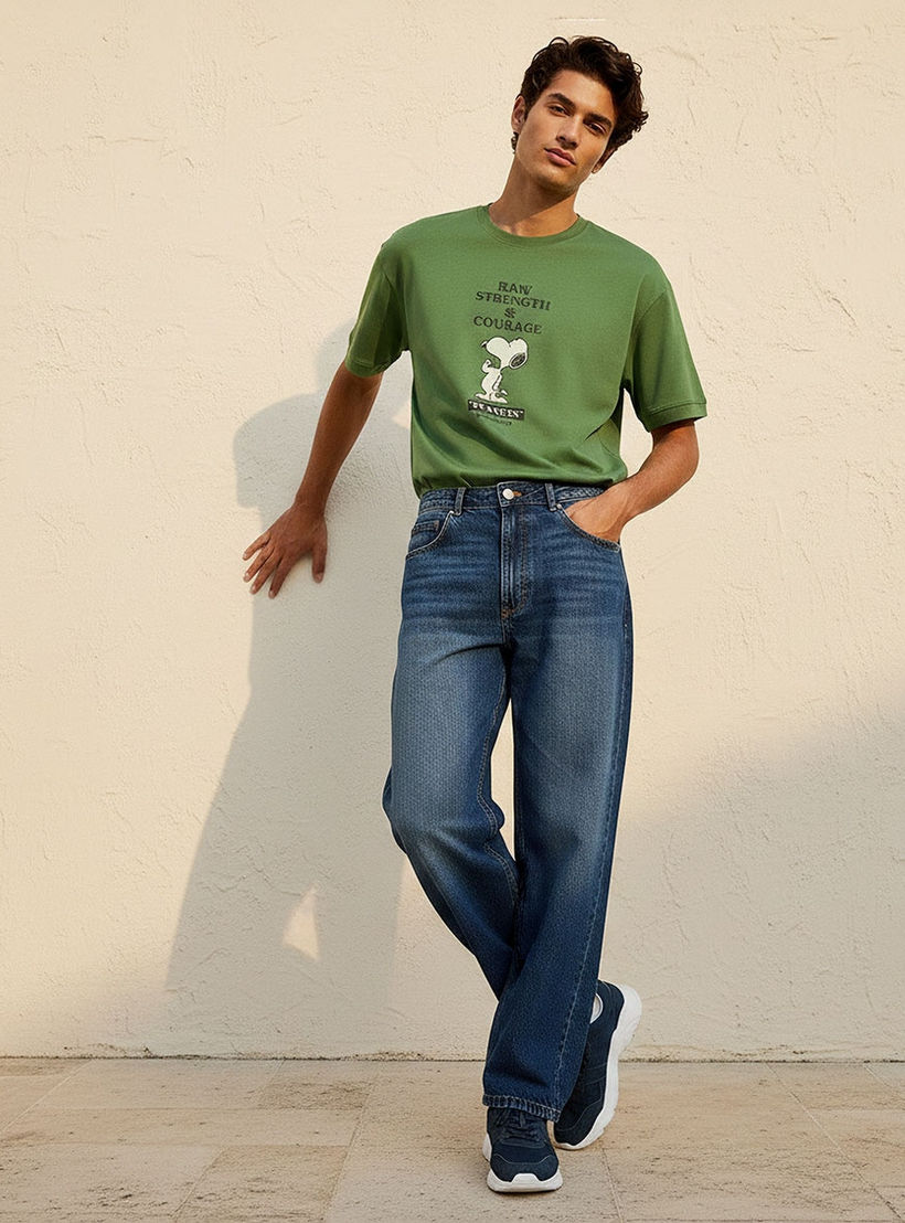 Splash Denim Baggy Fit Mid-Rise Jeans-men-clothing-jeans-image-5