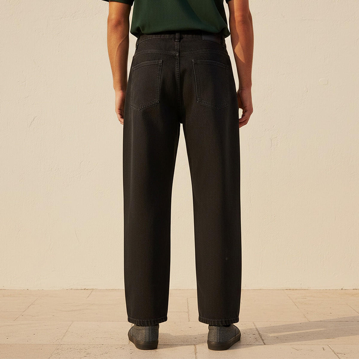 Splash Denim Baggy Fit Mid-Rise Jeans-men-clothing-bottoms-jeans-image-4