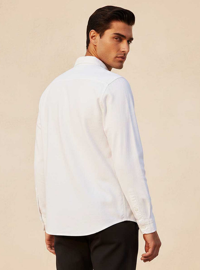 قميص جينز بياقة وأكمام طويلة من سبلاش-men-clothing-shirts-image-4