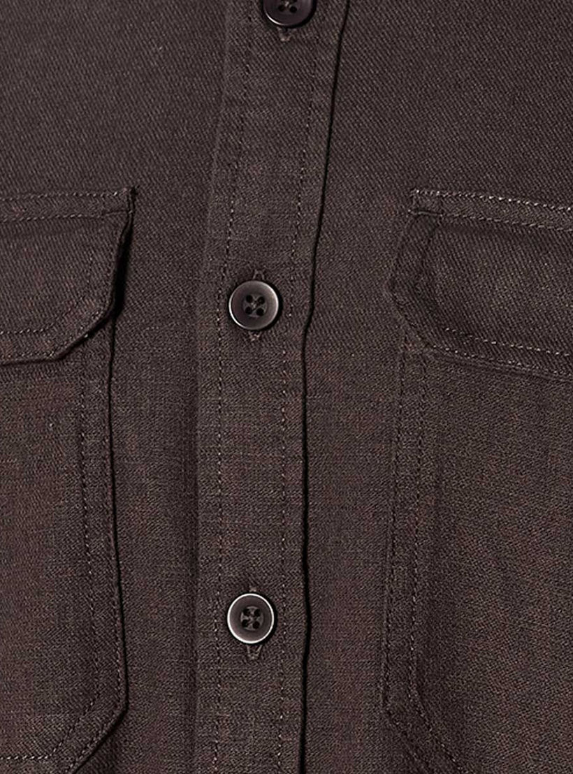 Splash Denim Button-Down Collar Long Sleeves Shirt-men-clothing-shirts-image-2