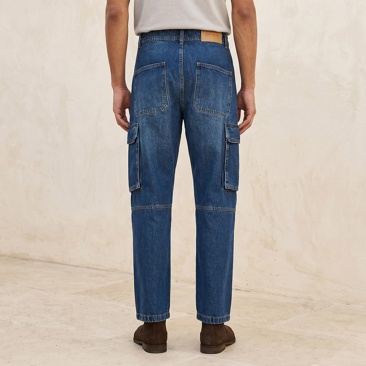 Splash Denim Cotton Cargo Jeans-men-clothing-jeans-image-4