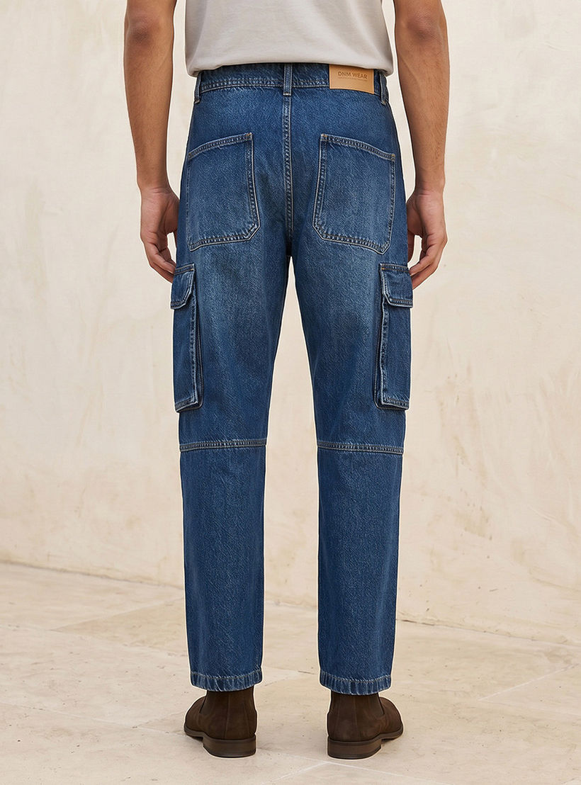 Splash Denim Cotton Cargo Jeans-men-clothing-jeans-image-4
