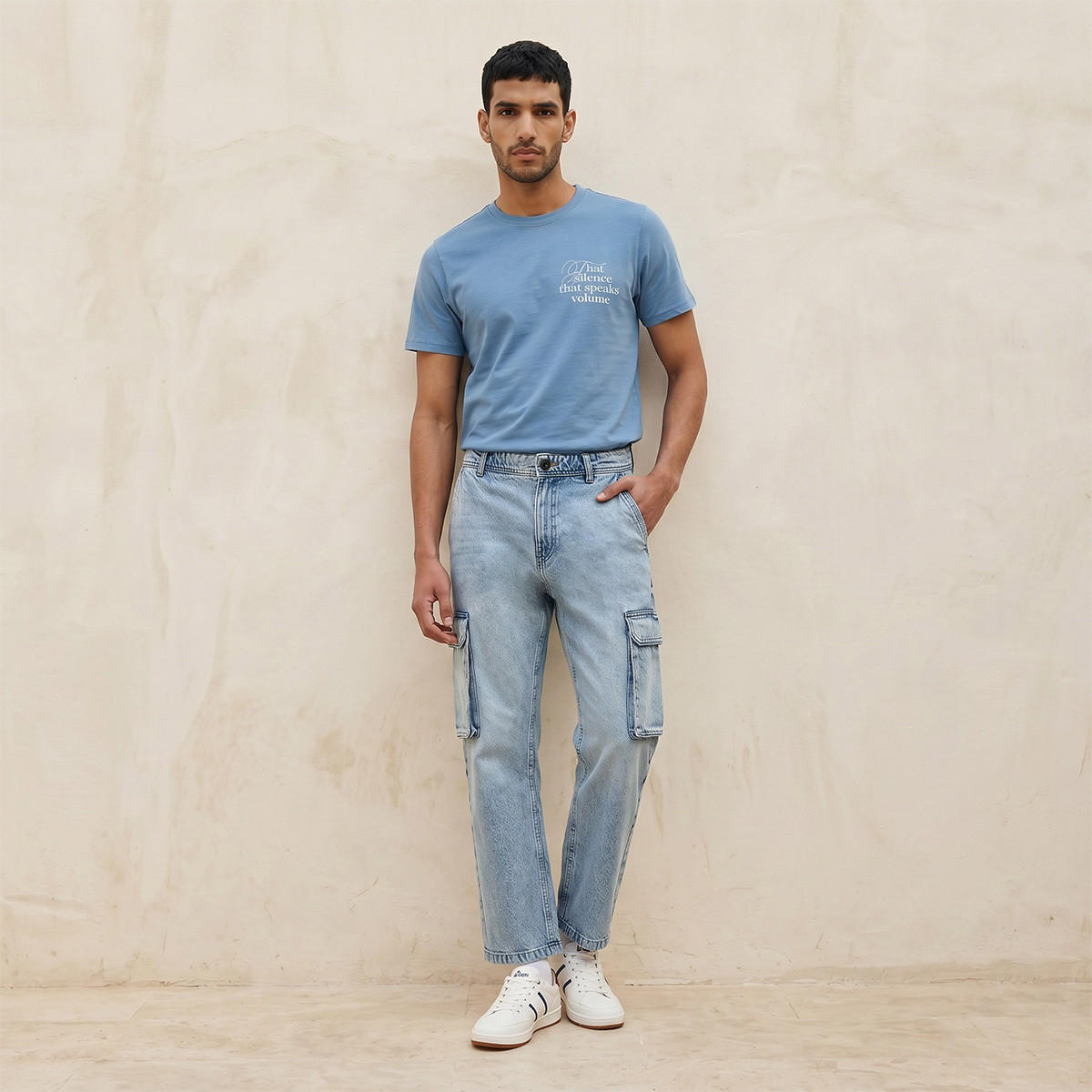 Splash Denim Cotton Cargo Jeans-men-clothing-jeans-image-3