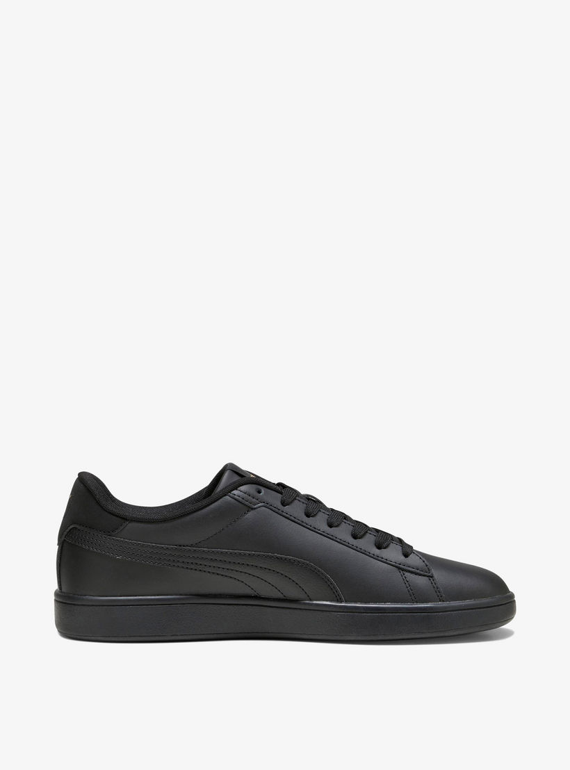 Puma Men's Logo Print Trainers with Panel Detail and Lace-Up Closure-sports-men-shoes-image-5
