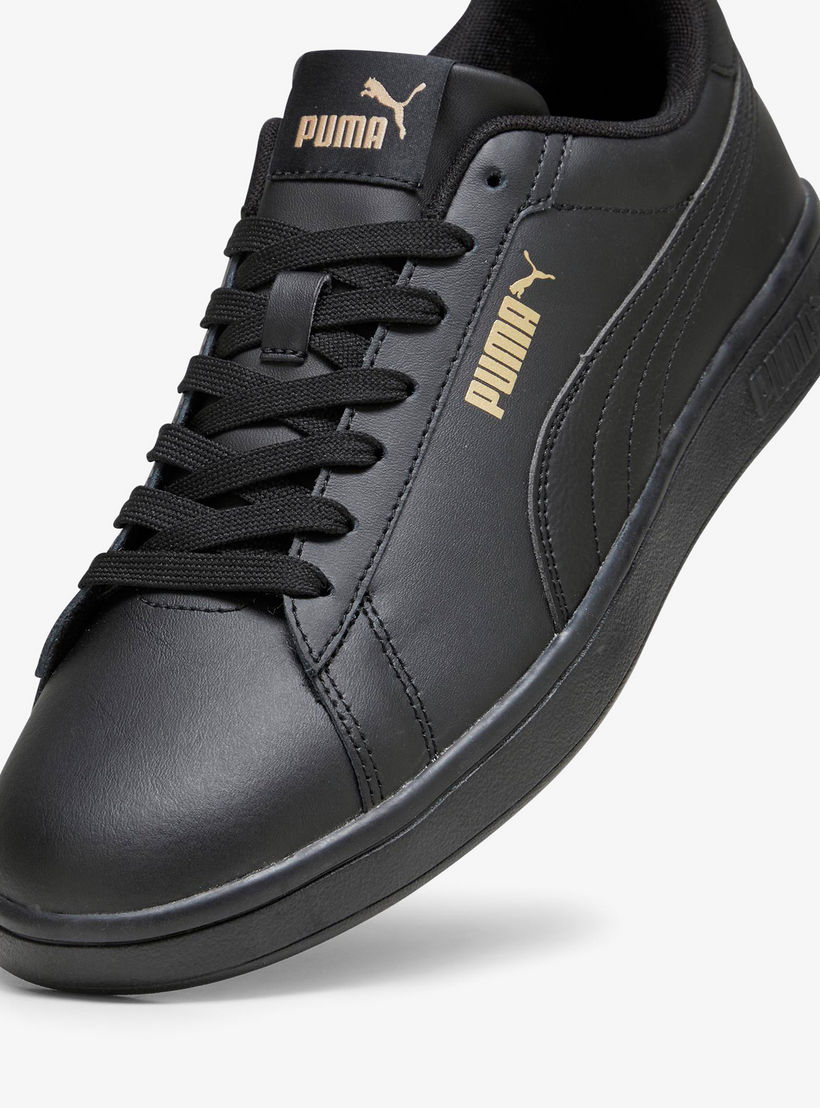 Puma Men's Logo Print Trainers with Panel Detail and Lace-Up Closure-sports-men-shoes-image-6