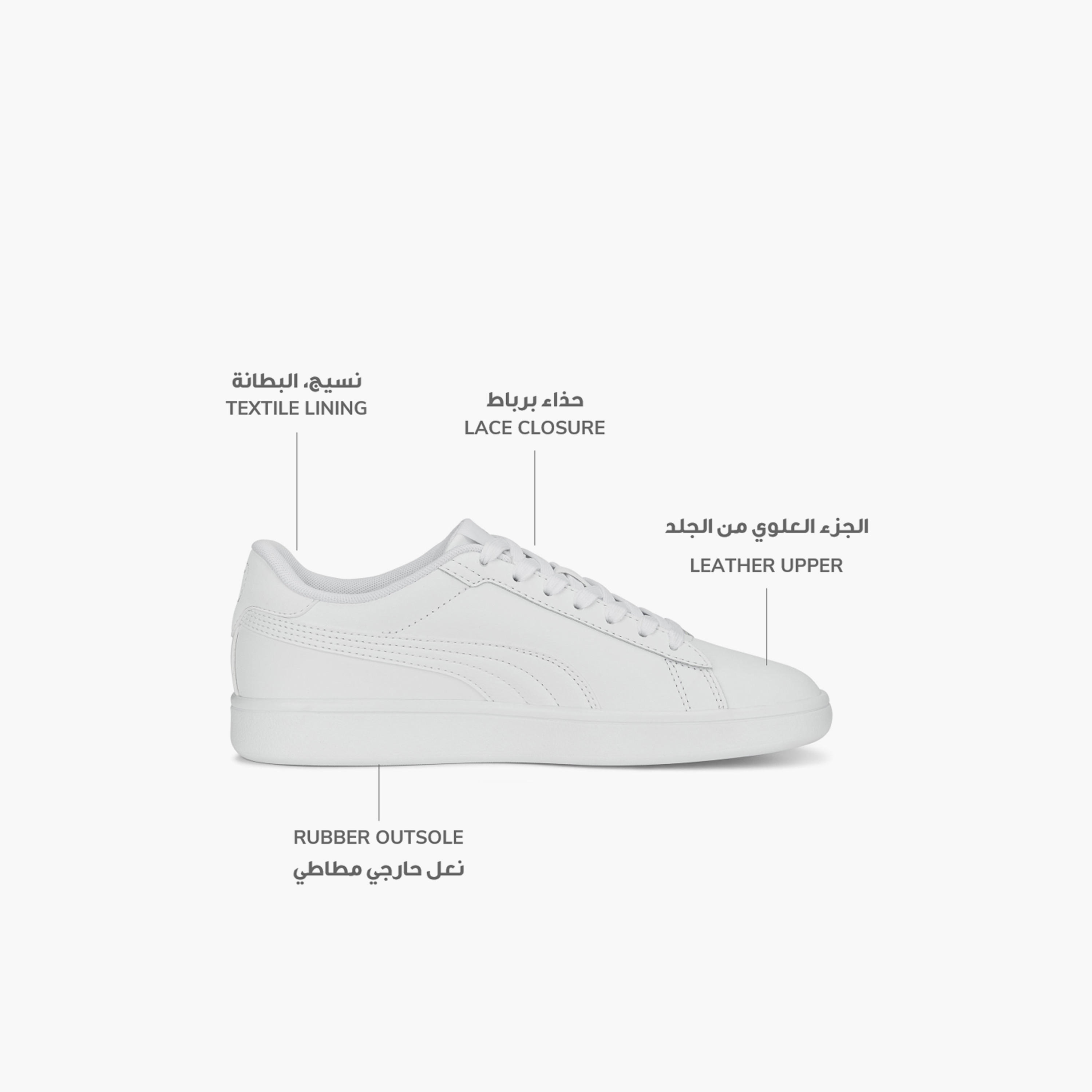 Puma Kids Smash 3.0 L Lace-Up School Shoes-women-shoes-sneakers-image-2
