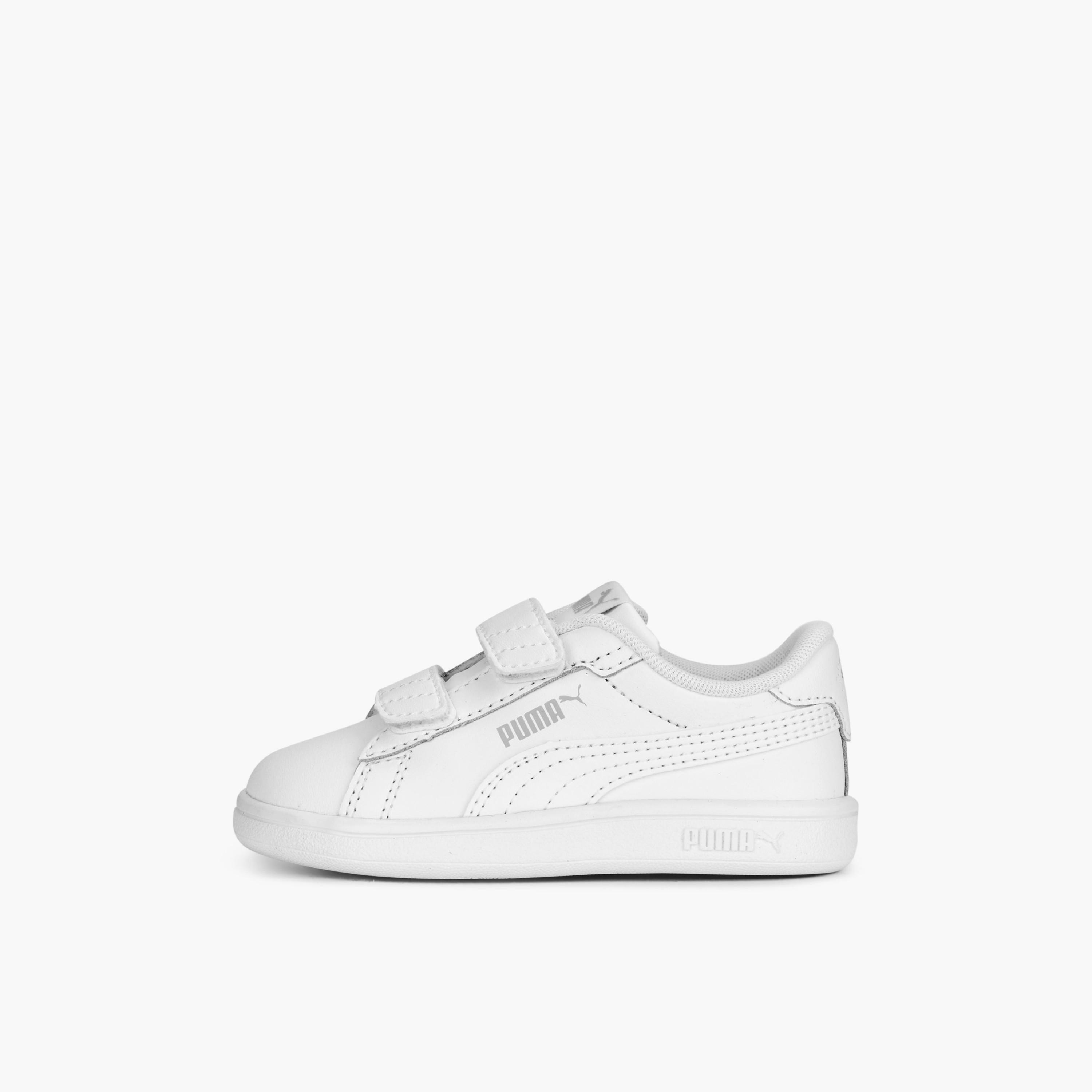 Puma Kids Smash 3.0 L V Hook & Loop School Shoes-baby-girls-shoes-closedshoes-image-1
