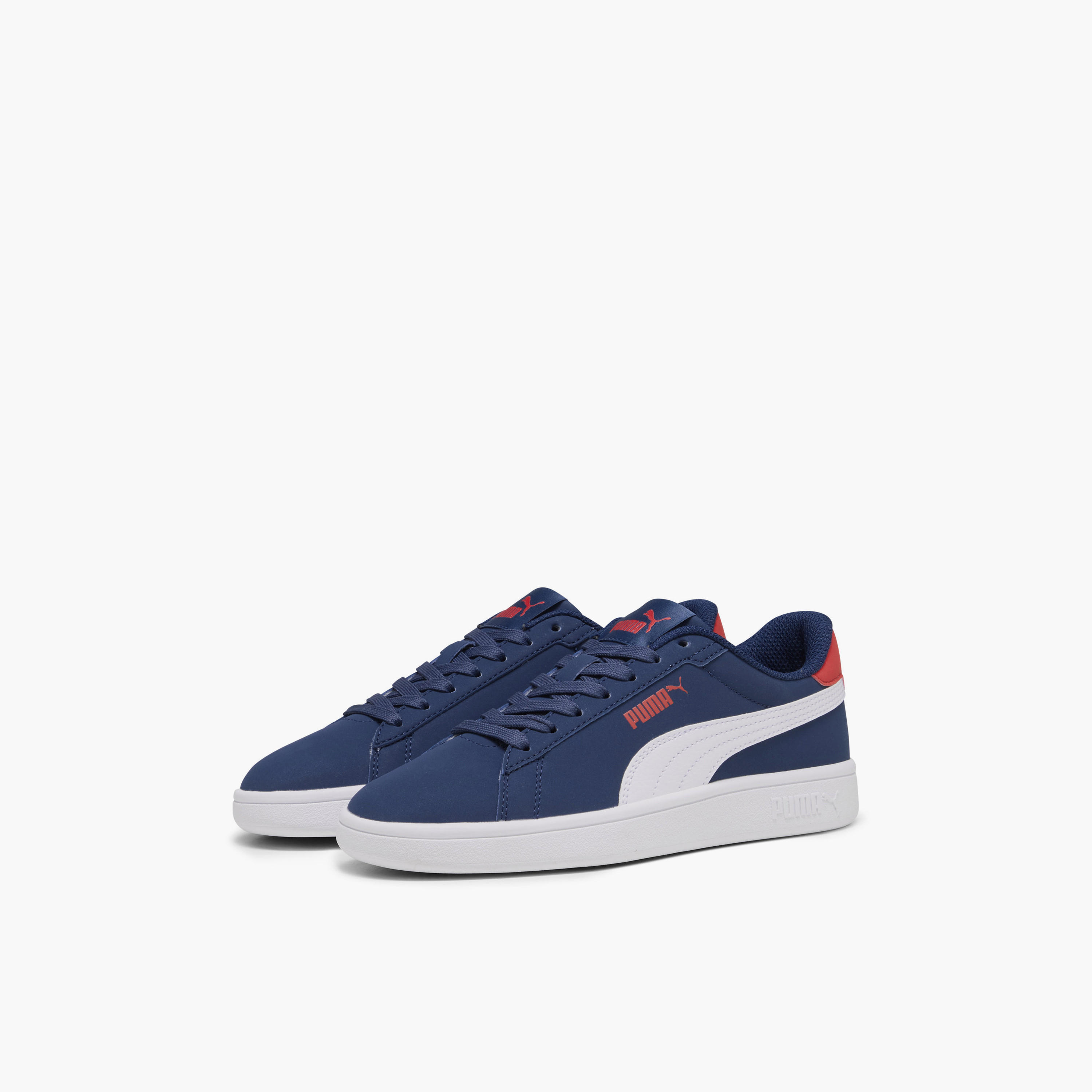 Puma Boys Smash 3.0 Buck Lace-Up Ankle Sneakers-boys-shoes-sneakers-image-1