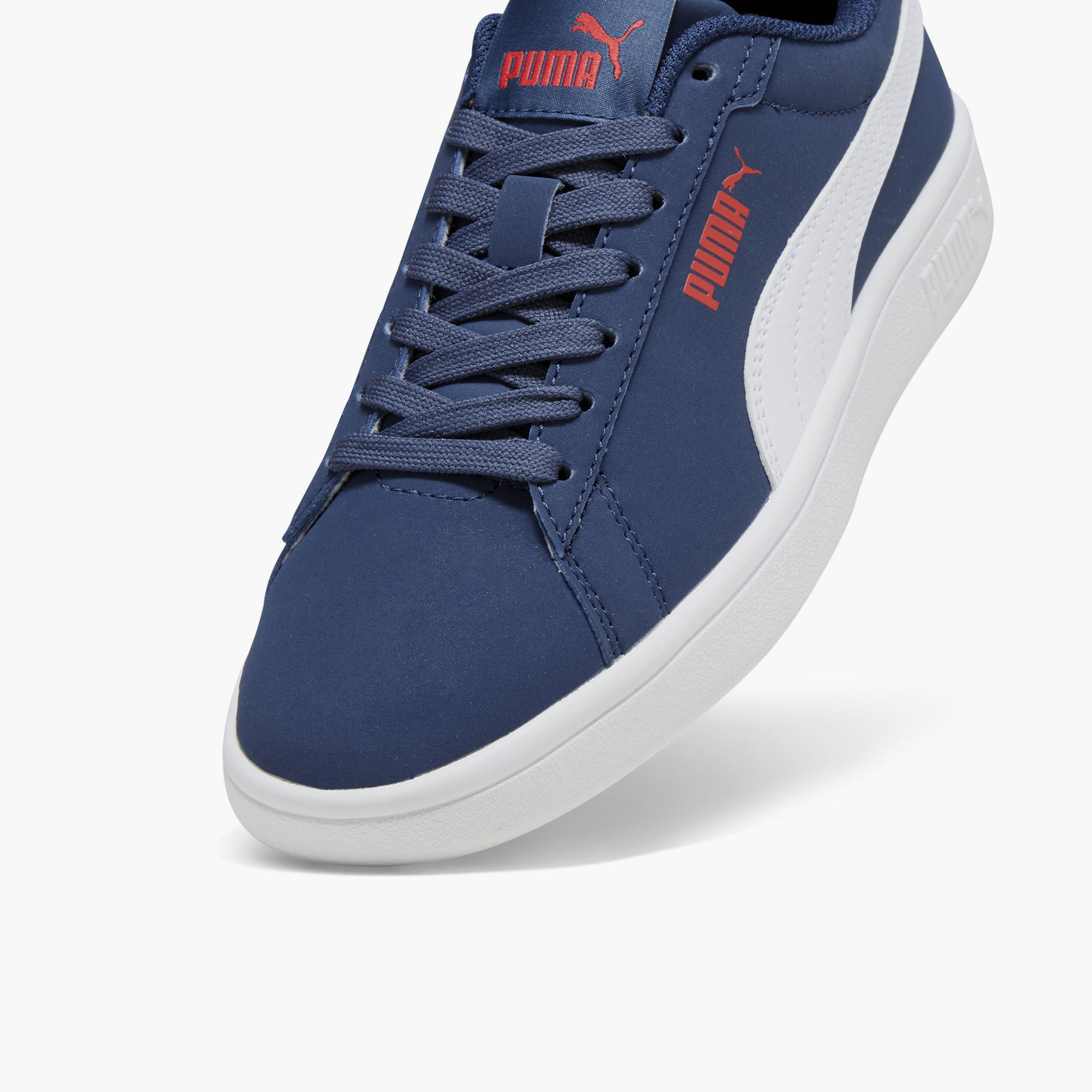 Puma Boys Smash 3.0 Buck Lace-Up Ankle Sneakers-boys-shoes-sneakers-image-5