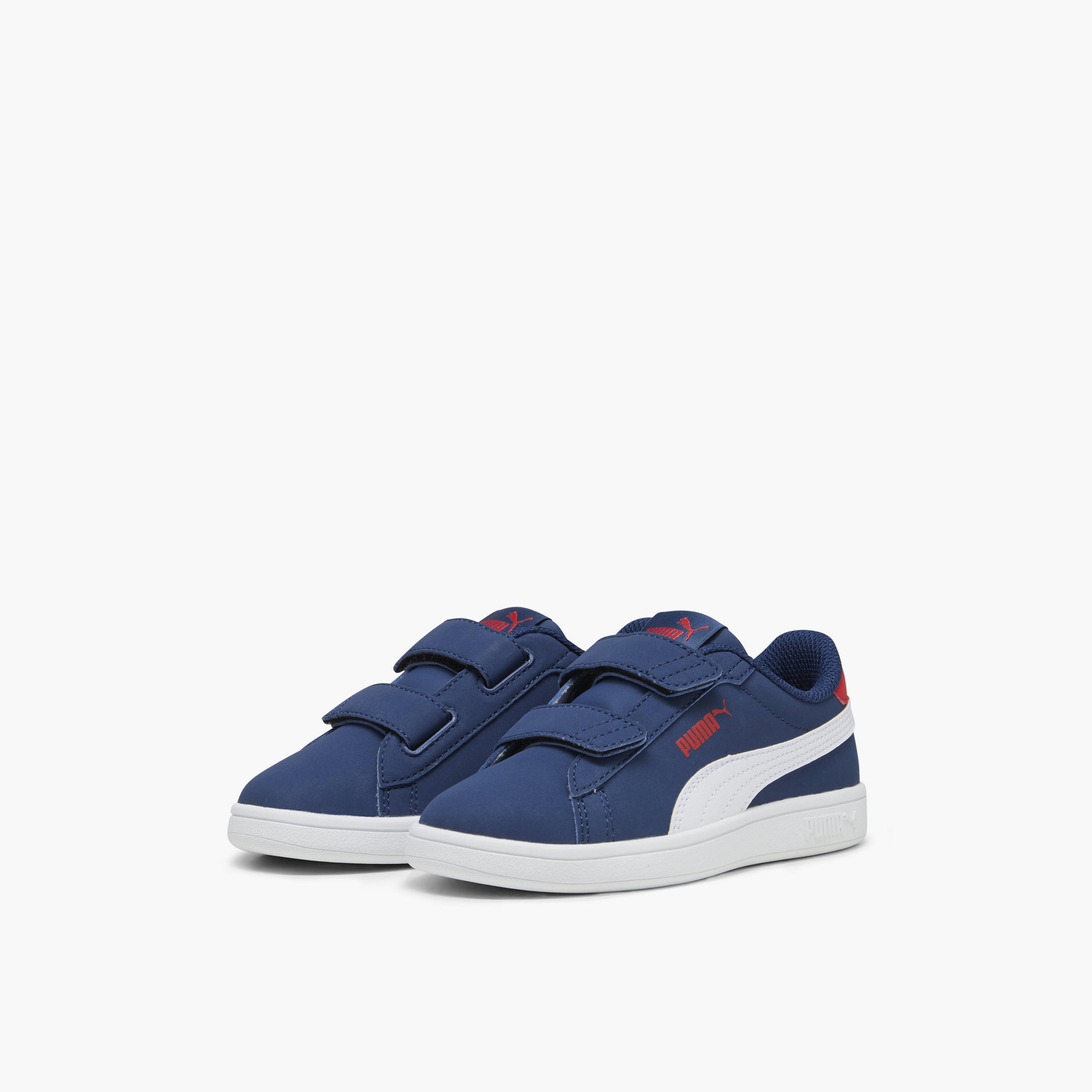 Puma Boys Smash 3.0 Buck V Hook & Loop Ankle Sneakers-boys-shoes-sneakers-image-1