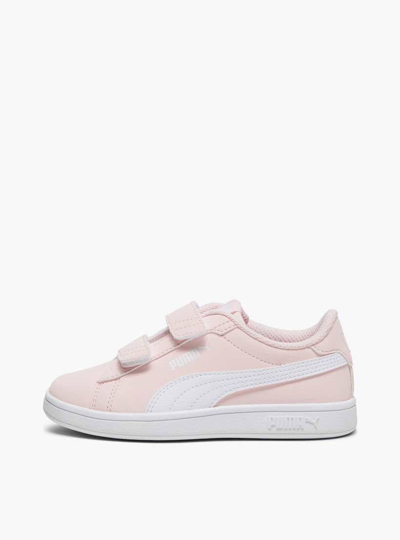 Puma Girls Smash 3.0 Buck V Hook & Loop Sports Shoes-girls-shoes-sports-image-3