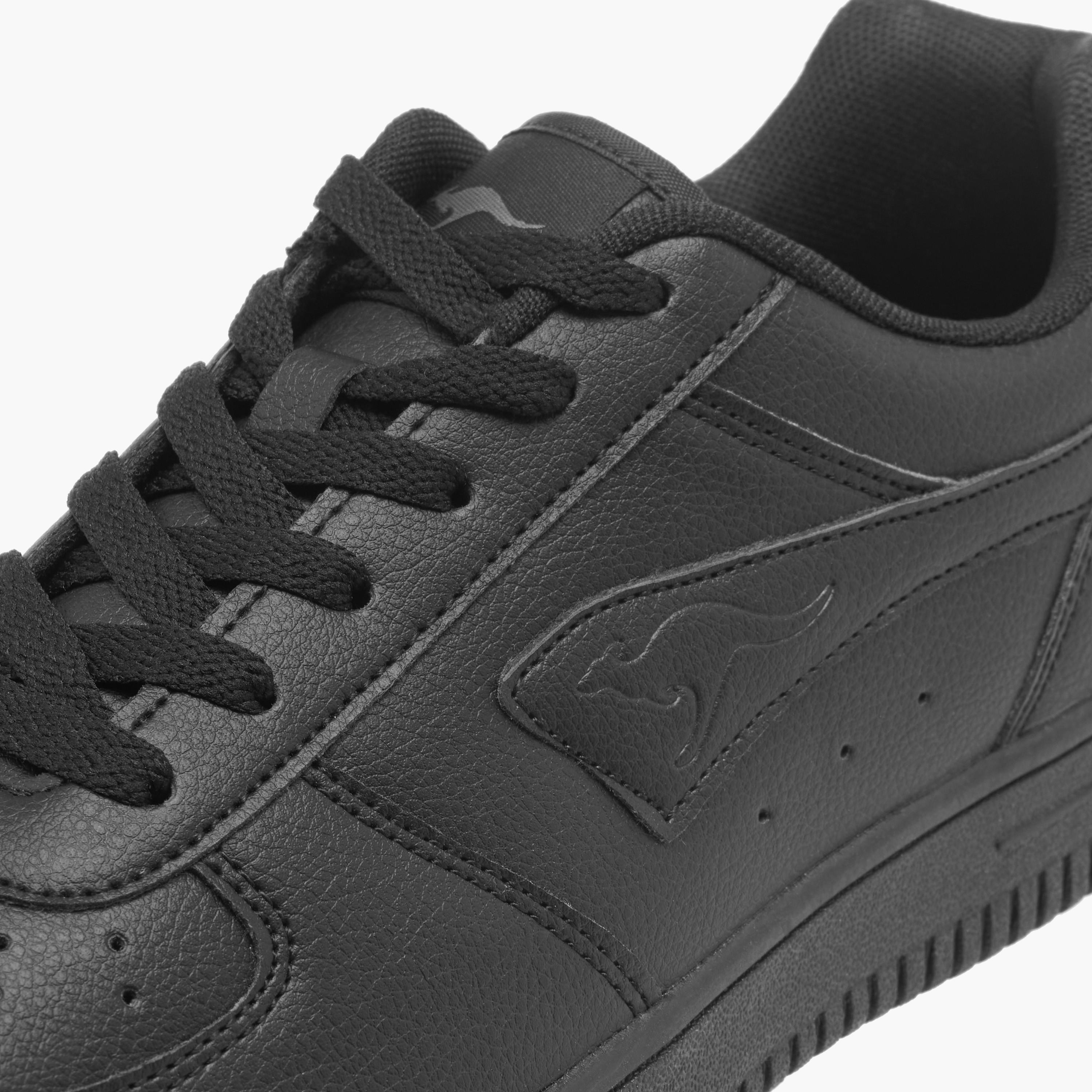 KangaROOS Unisex Logo Detail Sneakers with Lace-Up Closure-women-shoes-sneakers-image-4