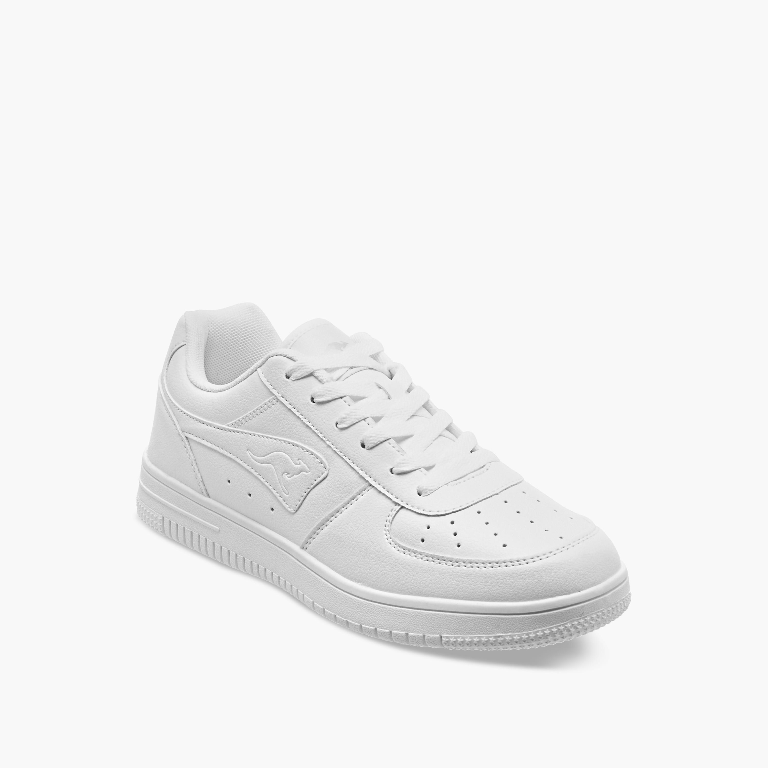 KangaROOS Unisex Logo Detail Sneakers with Lace-Up Closure-women-shoes-sneakers-image-2