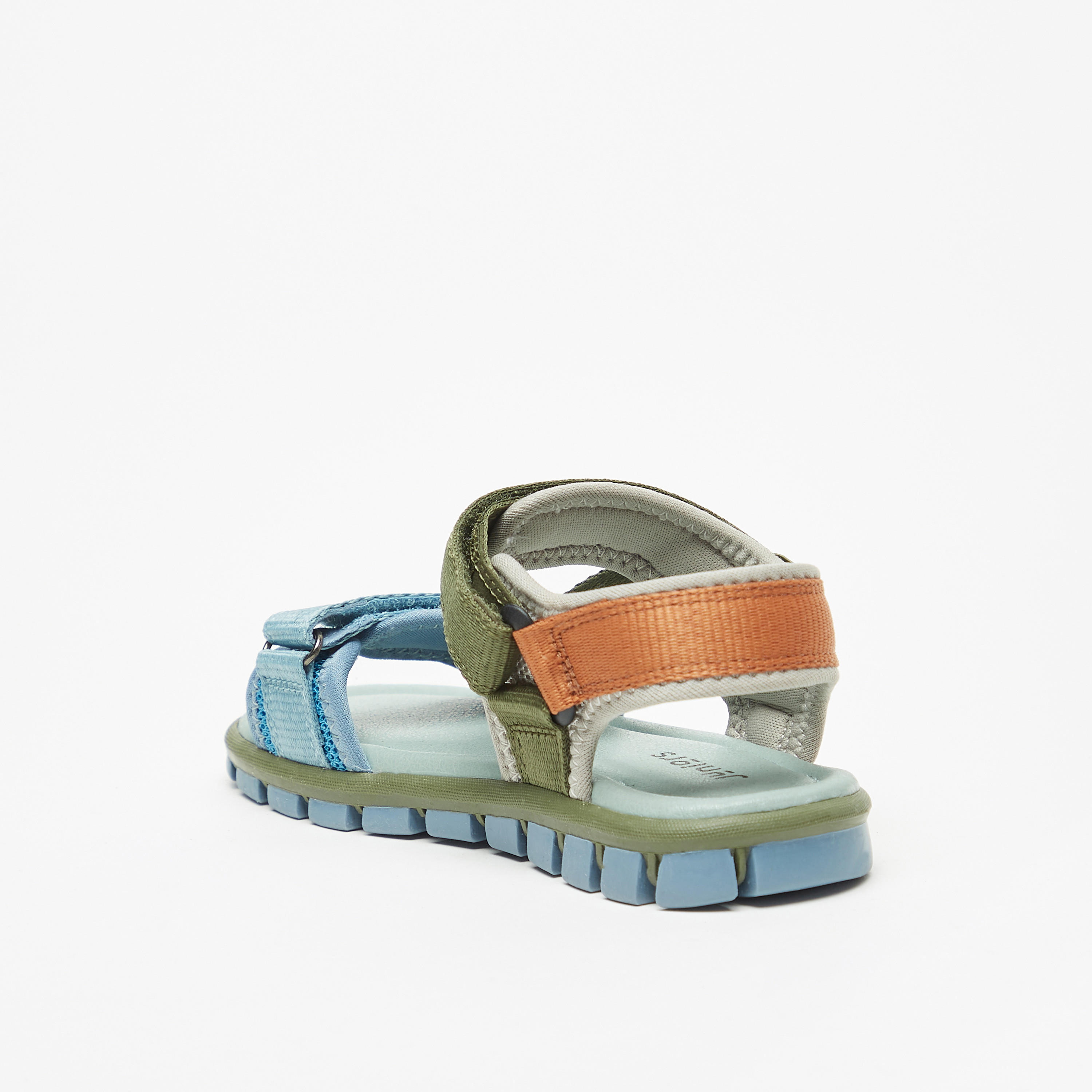 Juniors Colourblock Floaters with Hook and Loop Closure-boys-shoes-sandals-image-2