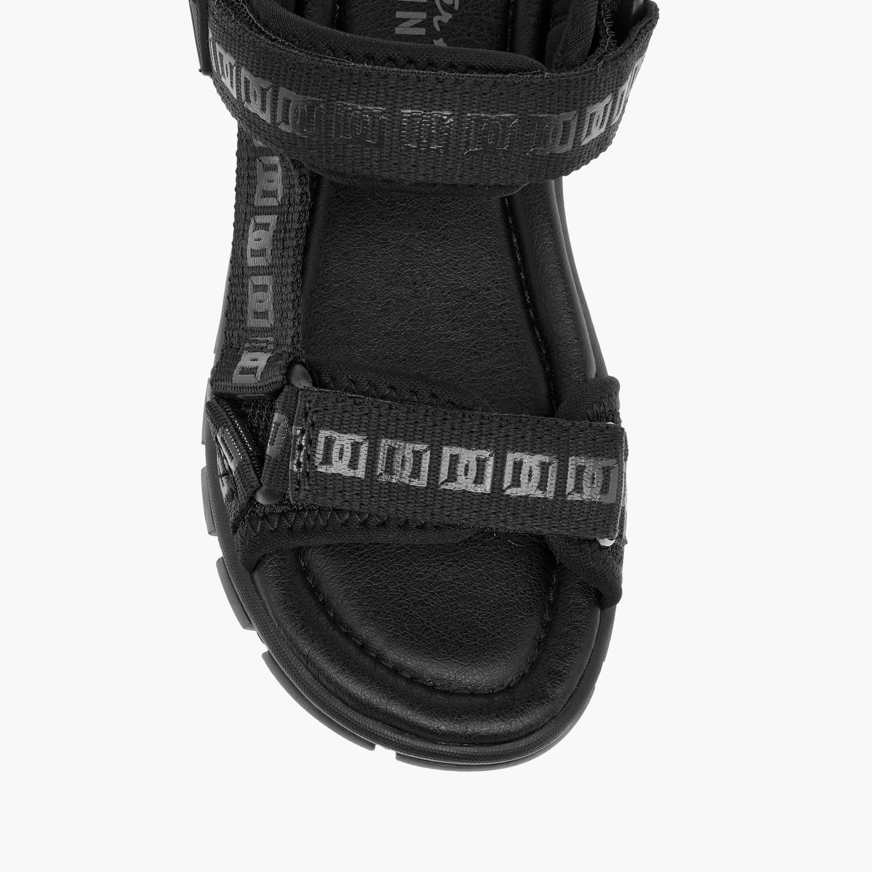 حذاء خفيف بطبعات مونوجرام وشريط إغلاق لاصق للأولاد من مستر دوتشيني-boys-shoes-sandals-image-3