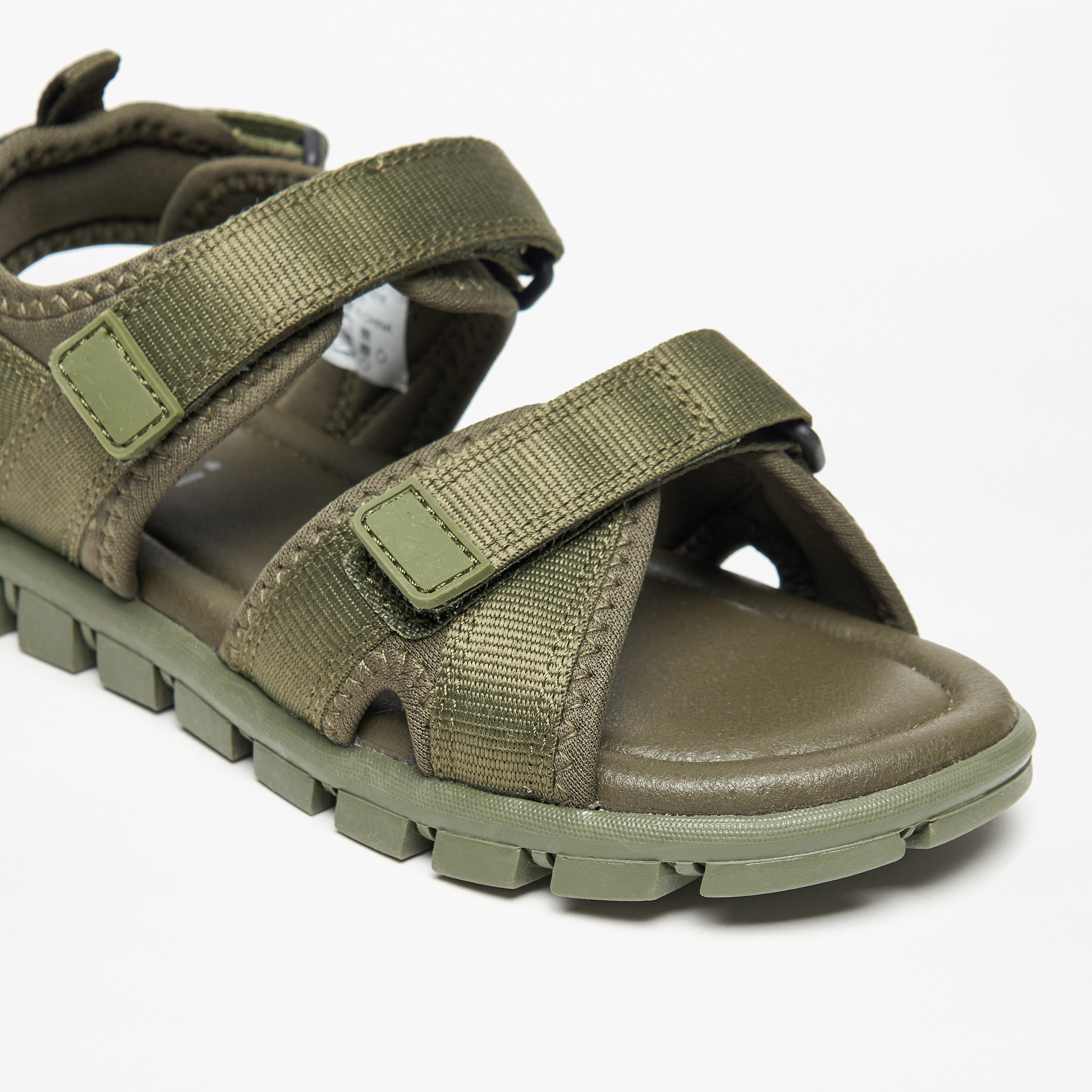 Mister Duchini Panelled Sandals with Hook and Loop Closure-boys-shoes-sandals-image-5