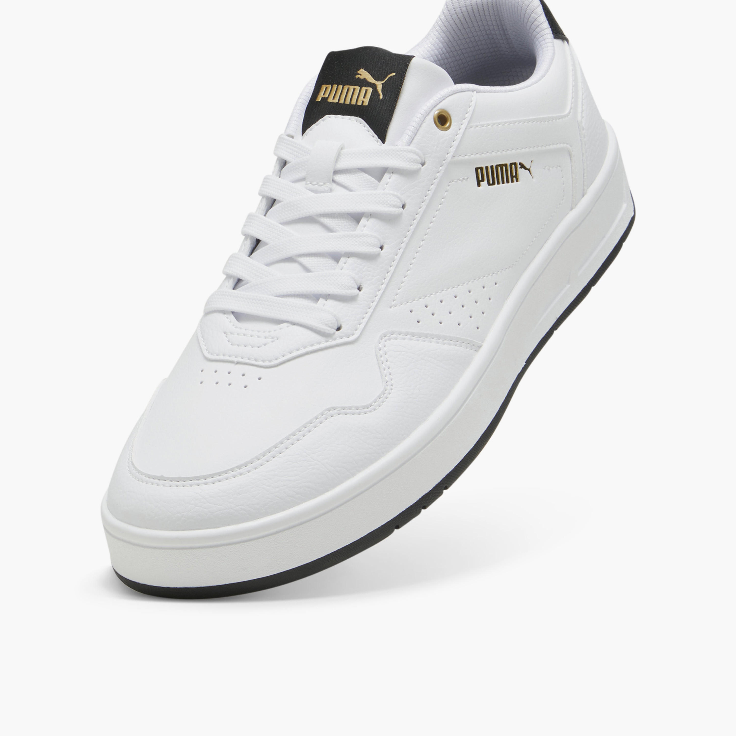 Puma Men Court Classic Lace-Up Low Ankle Sneakers-sports-men-shoes-image-5
