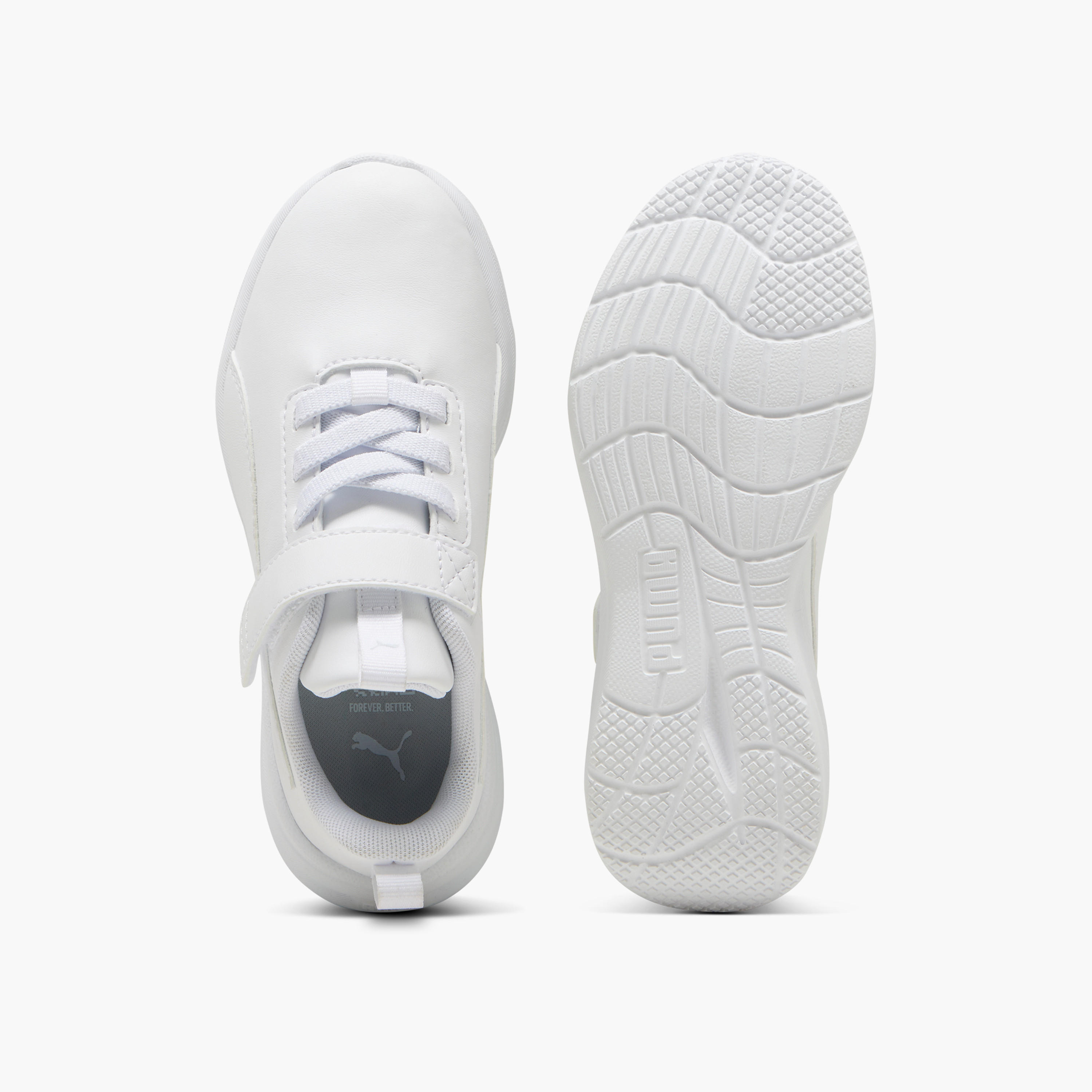 Puma Kids' Rickie Runner SL AC PS School Shoes with Hook and Loop Closure - 39699102-D-girls-shoes-schoolshoes-image-2