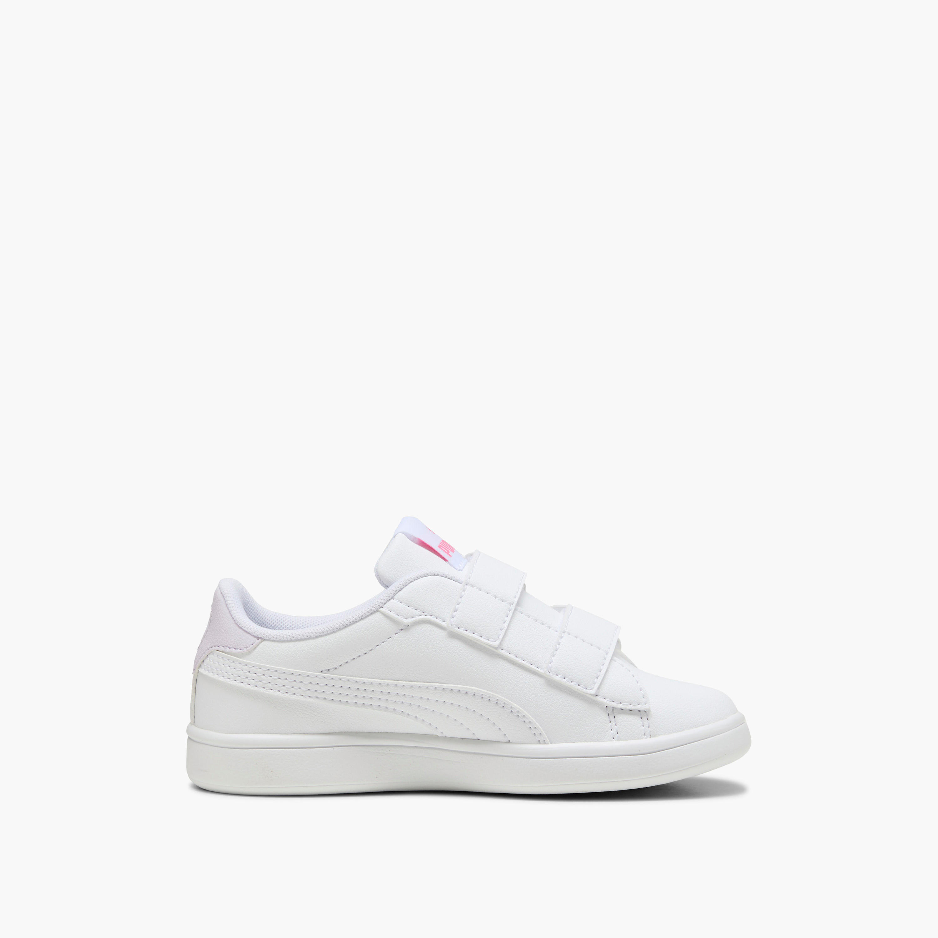Puma Girls' PUMA SMASH 3.0 BADGES V PS Sneakers with Hook and Loop Closure - 39728607-girls-shoes-sports-image-5