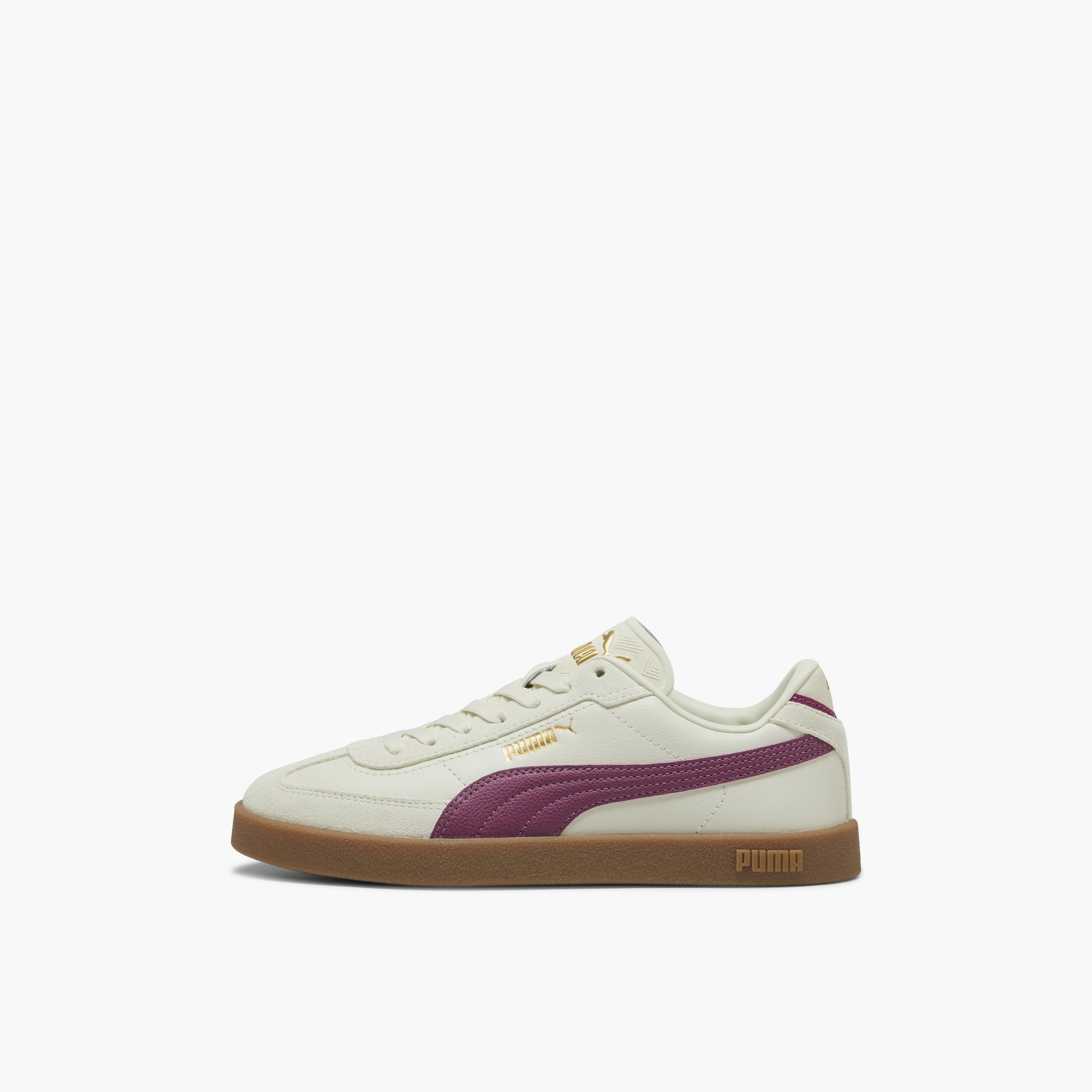 Puma Women Club II Era Lace-Up Leather Sneakers-sports-women-shoes-image-3