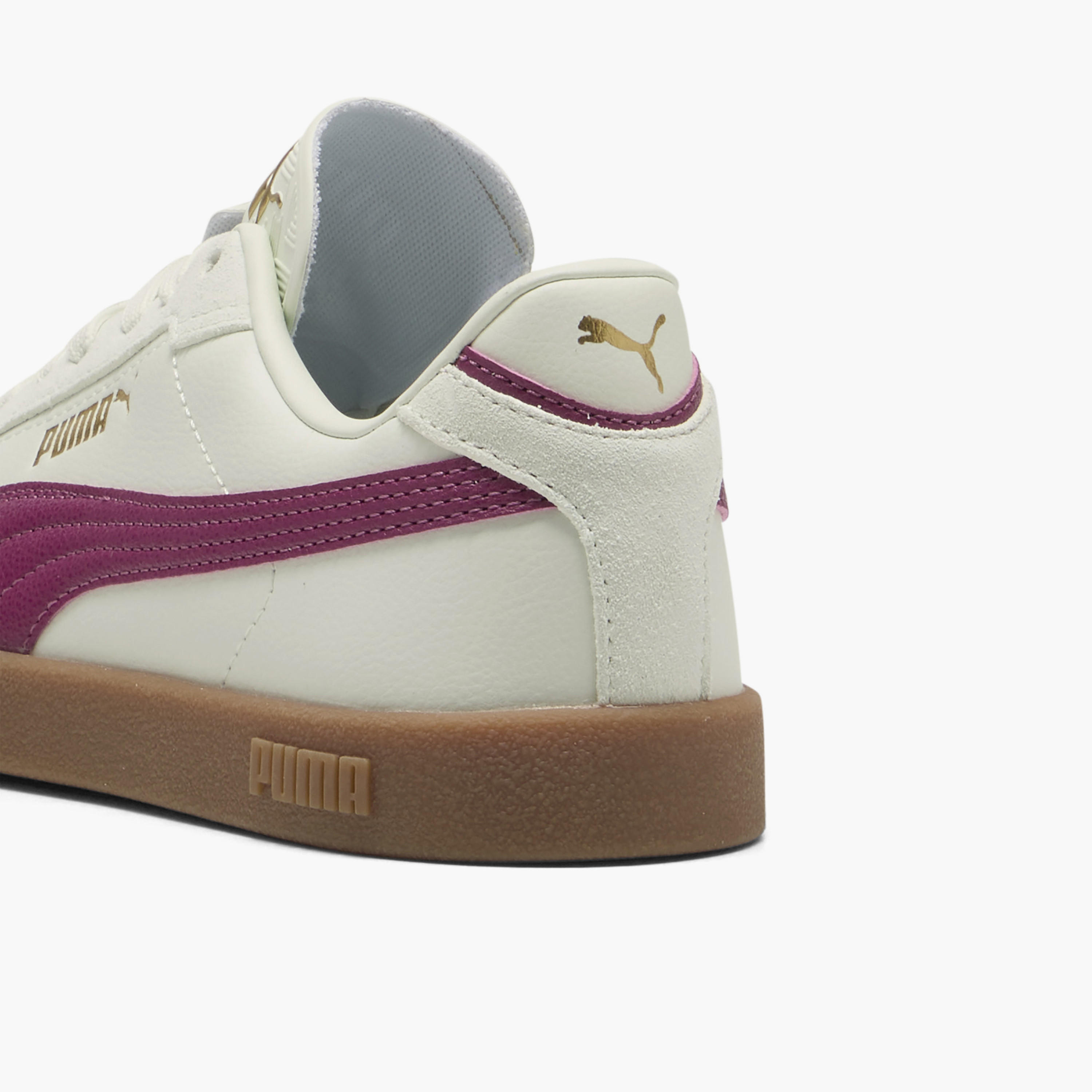 Puma Women Club II Era Lace-Up Leather Sneakers-sports-women-shoes-image-6