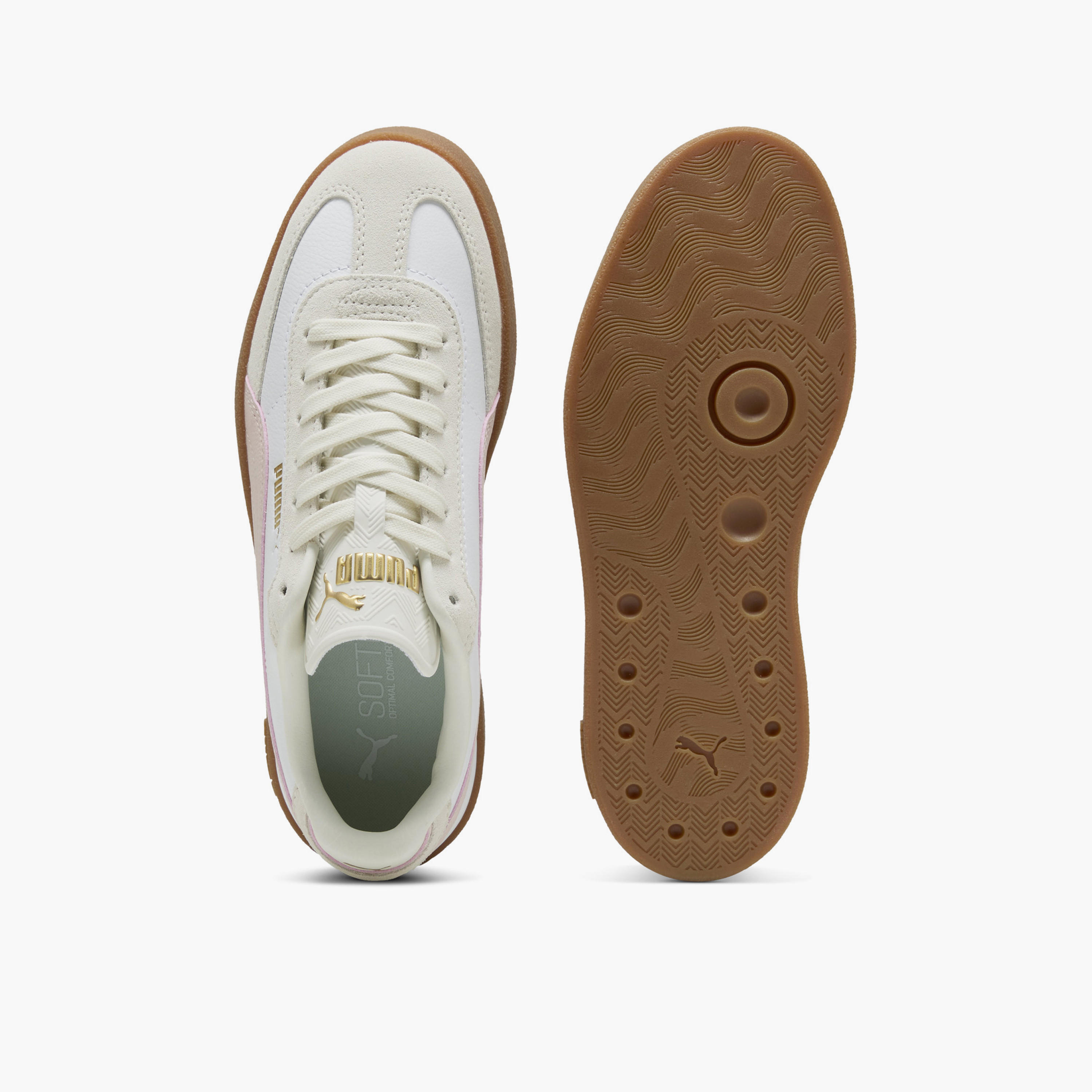 Puma Women Club II Era Lace-Up Leather Sneakers-women-shoes-sneakers-image-4
