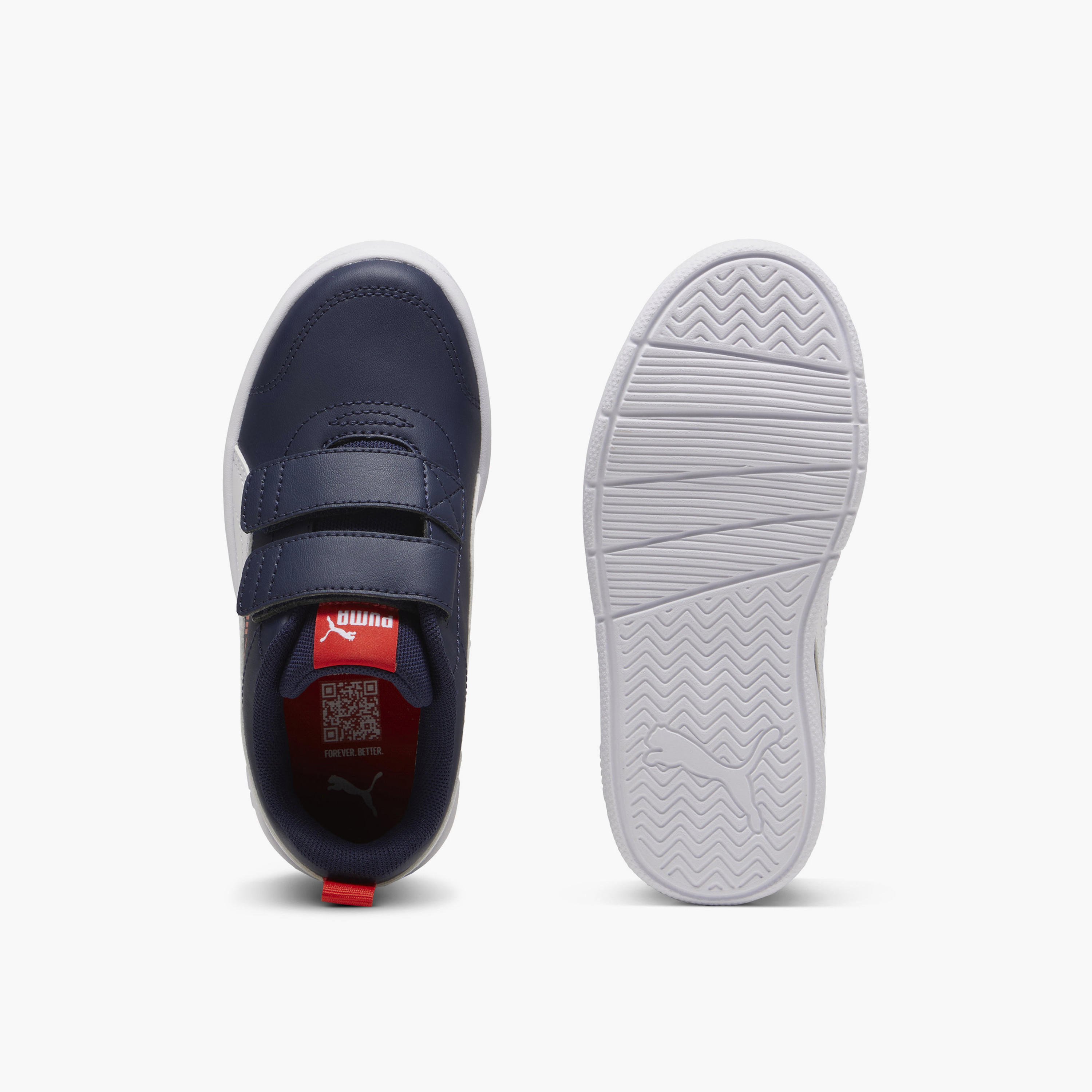 Puma Boys Courtflex v3 V Hook & Loop Sneakers-boys-shoes-sneakers-image-4