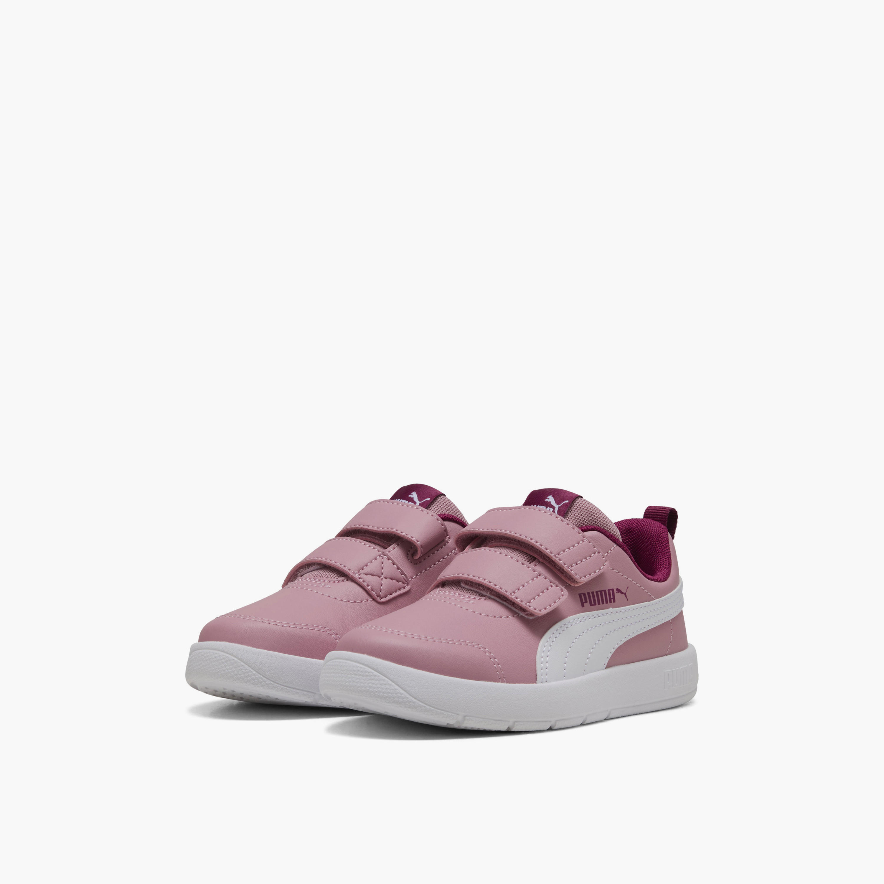 Puma Girls Courtflex v3 V Hook & Loop Sports Shoes-girls-shoes-sports-image-1