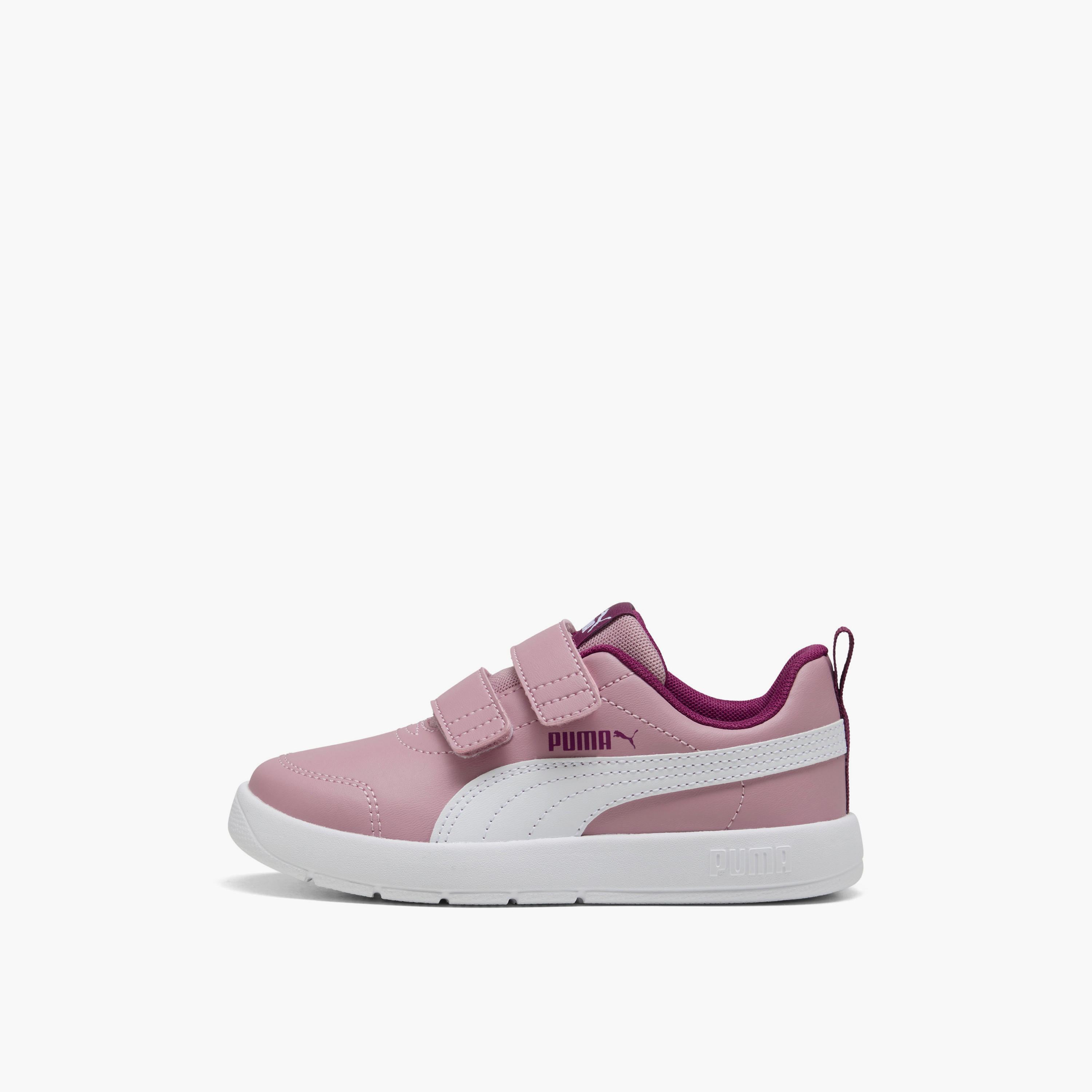 Puma Girls Courtflex v3 V Hook & Loop Sports Shoes-girls-shoes-sports-image-3