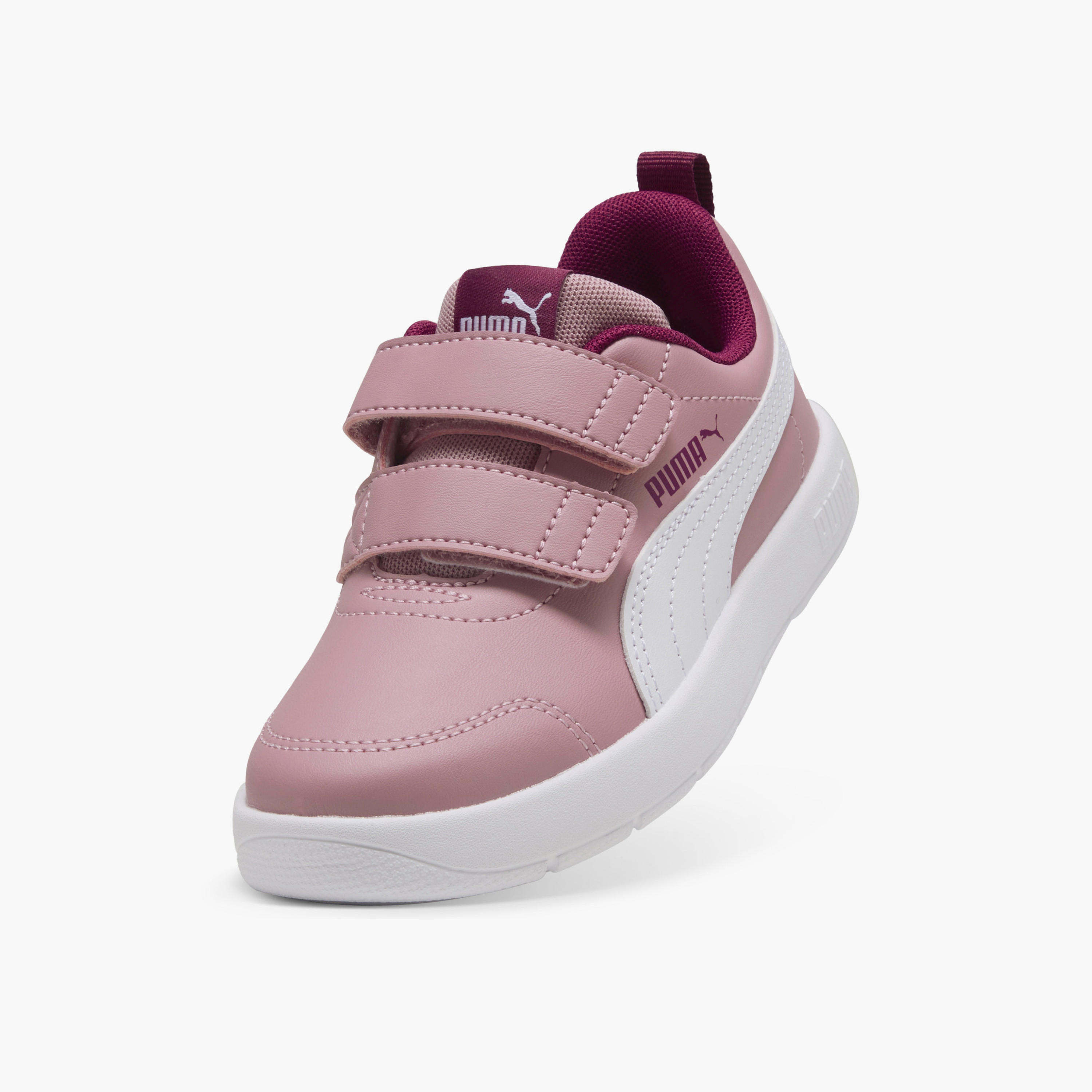 Puma Girls Courtflex v3 V Hook & Loop Sports Shoes-girls-shoes-sports-image-5