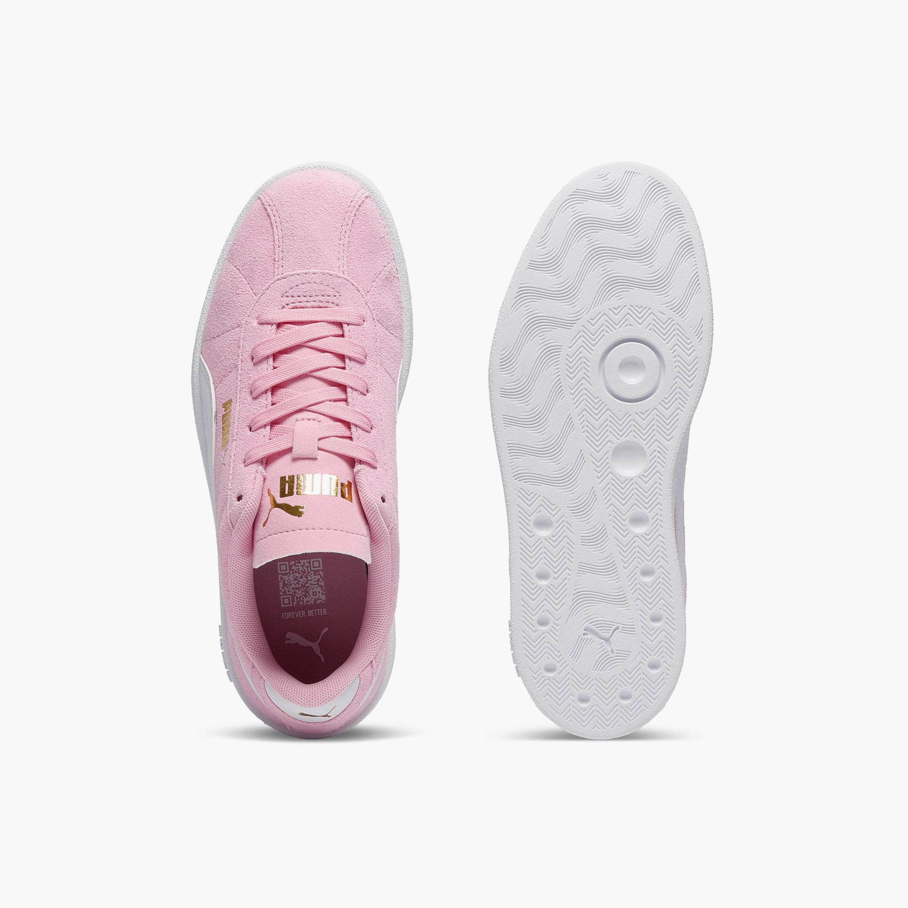 Puma Girls Club II Lace-Up Sneakers-girls-shoes-sneakers-image-4