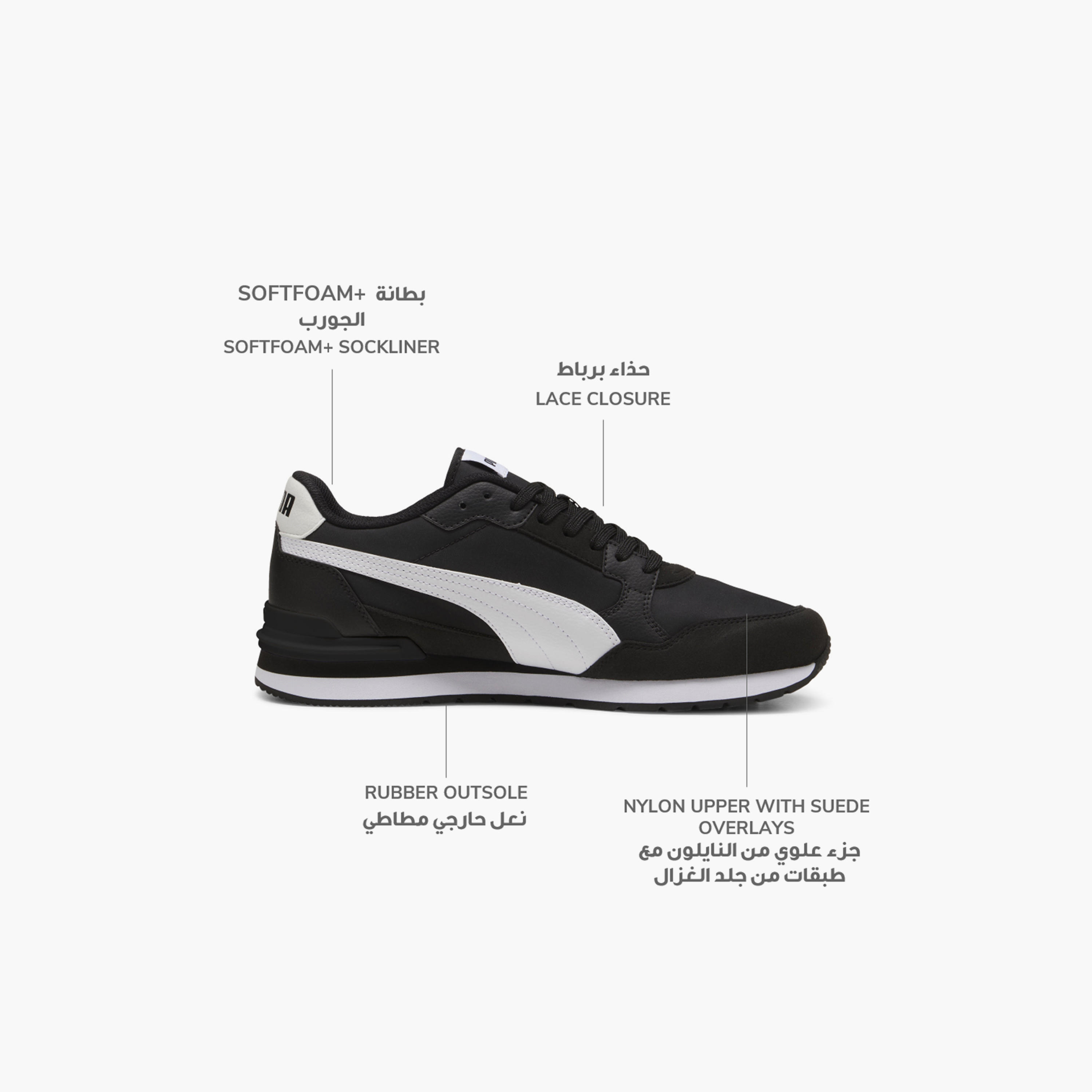 Puma Men ST Runner V4 NL Lace-Up Low Ankle Sneakers-sports-men-shoes-image-2