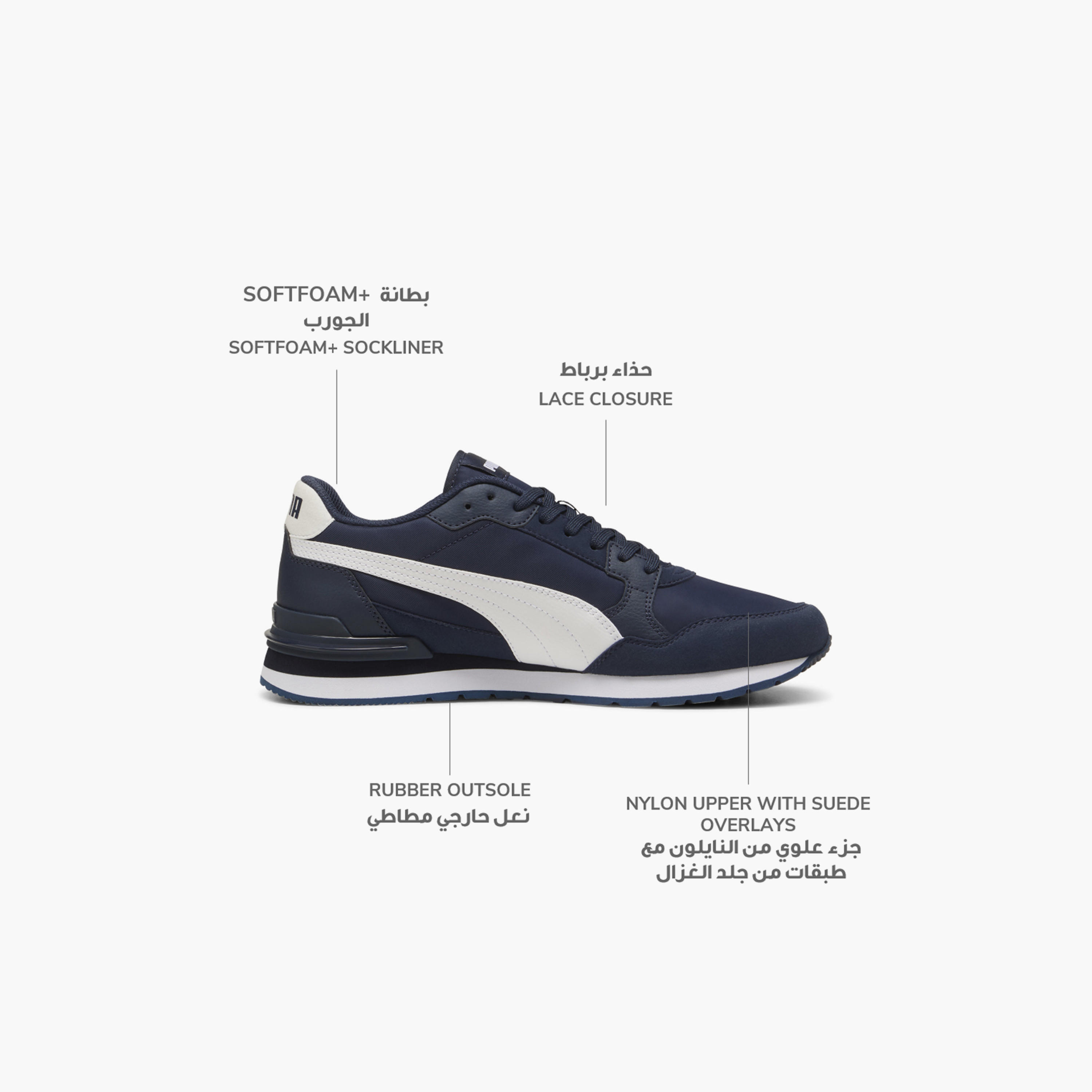 Puma Men ST Runner V4 NL Lace-Up Low Ankle Sneakers-sports-men-shoes-image-2