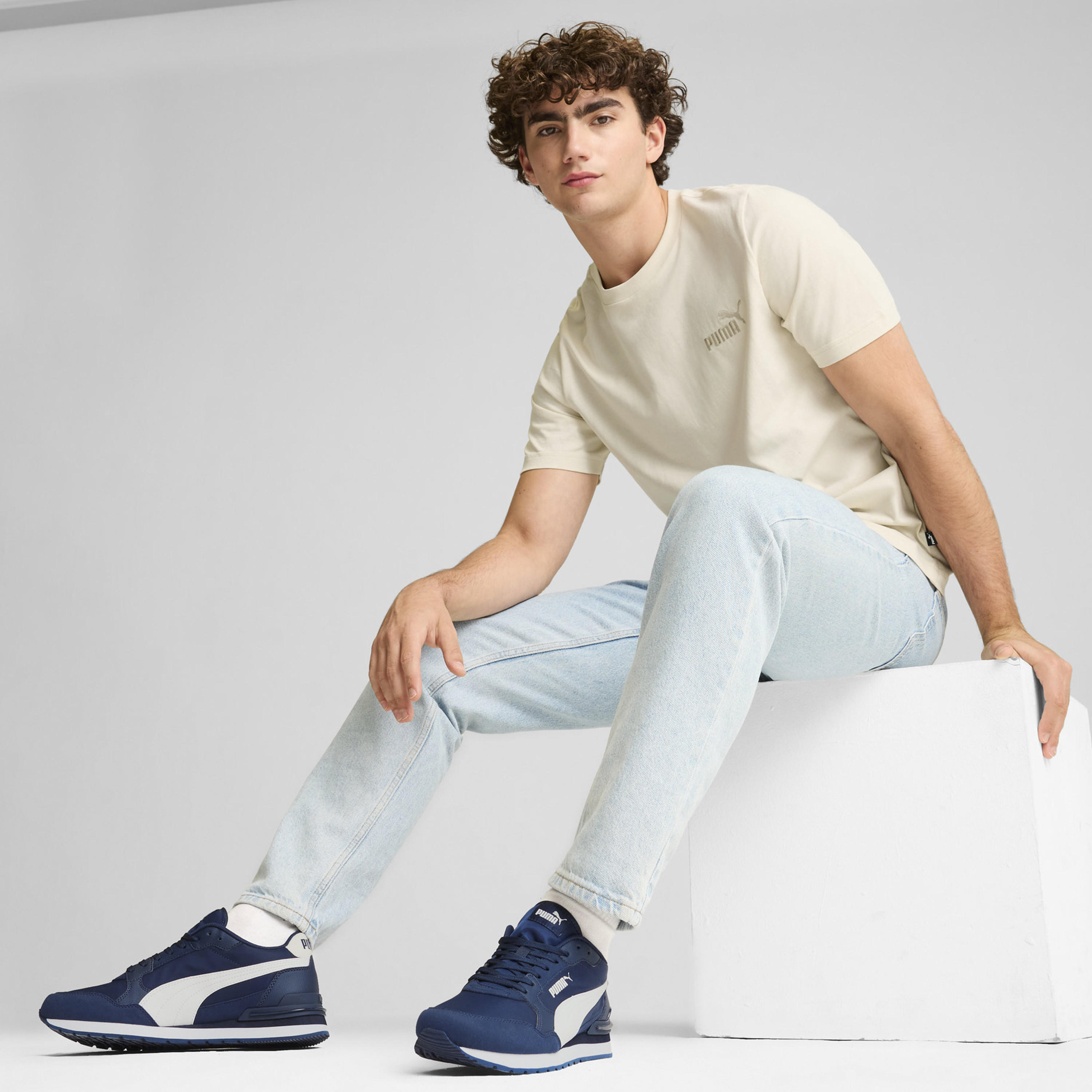 Puma Men ST Runner V4 NL Lace-Up Low Ankle Sneakers-sports-men-shoes-image-8