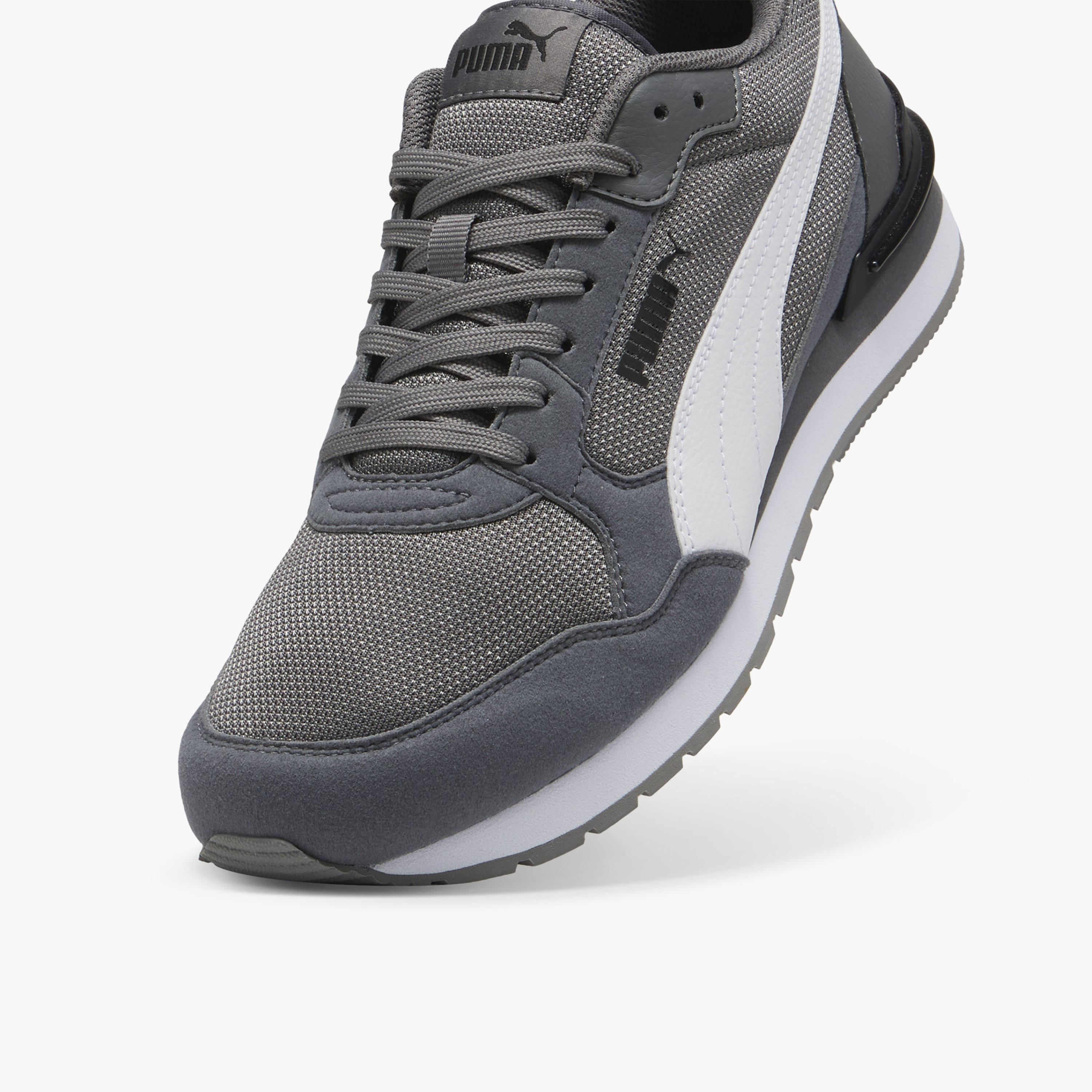Puma Men ST Runner v4 Mesh Lace-Up Sneakers-sports-men-shoes-image-5
