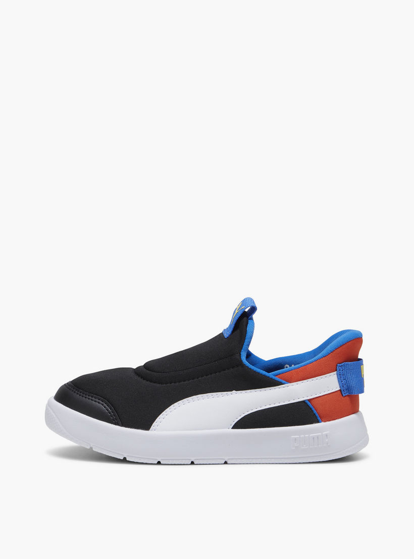 Puma Boys Courtflex v3 SlipTech Slip-On Ankle Sneakers-boys-shoes-sneakers-image-3