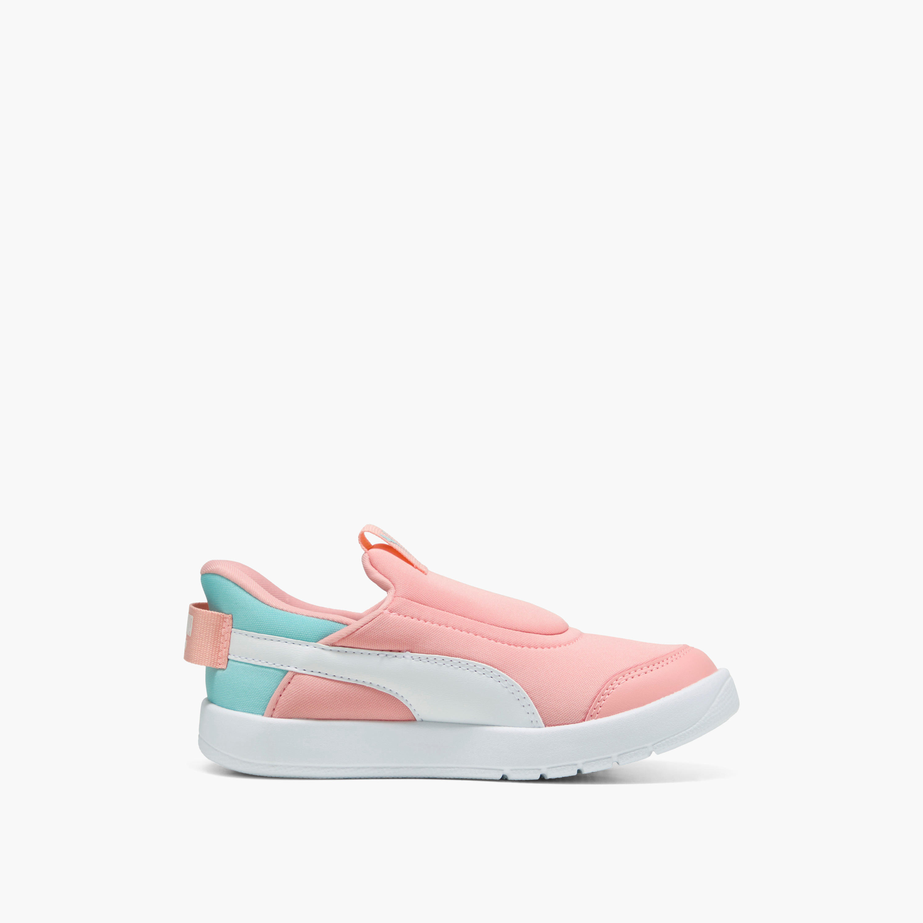 Puma Girls' Courtflex v3 SLIPTECH PS Slip-On Sneakers - 39973406-girls-shoes-sports-image-2