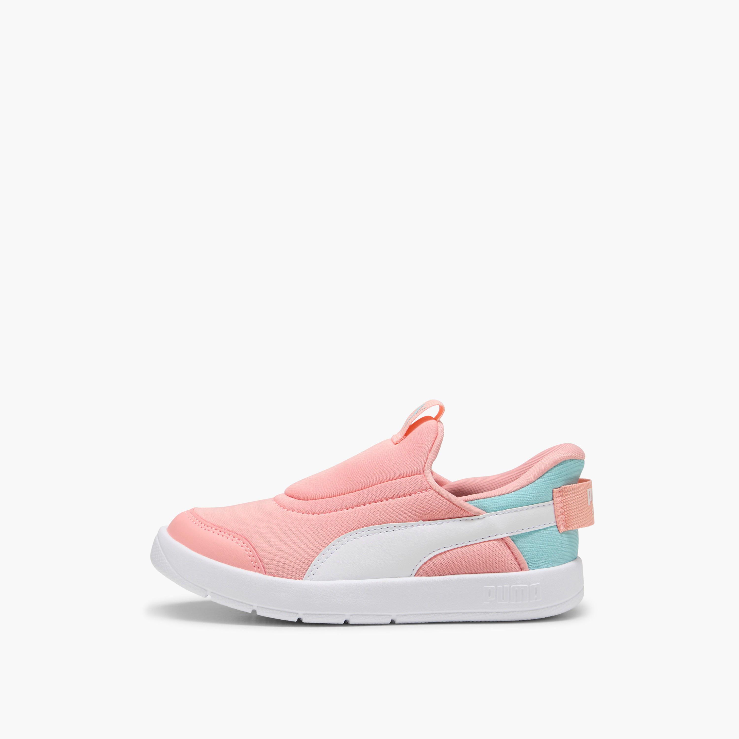 Puma Girls' Courtflex v3 SLIPTECH PS Slip-On Sneakers - 39973406-girls-shoes-sports-image-4