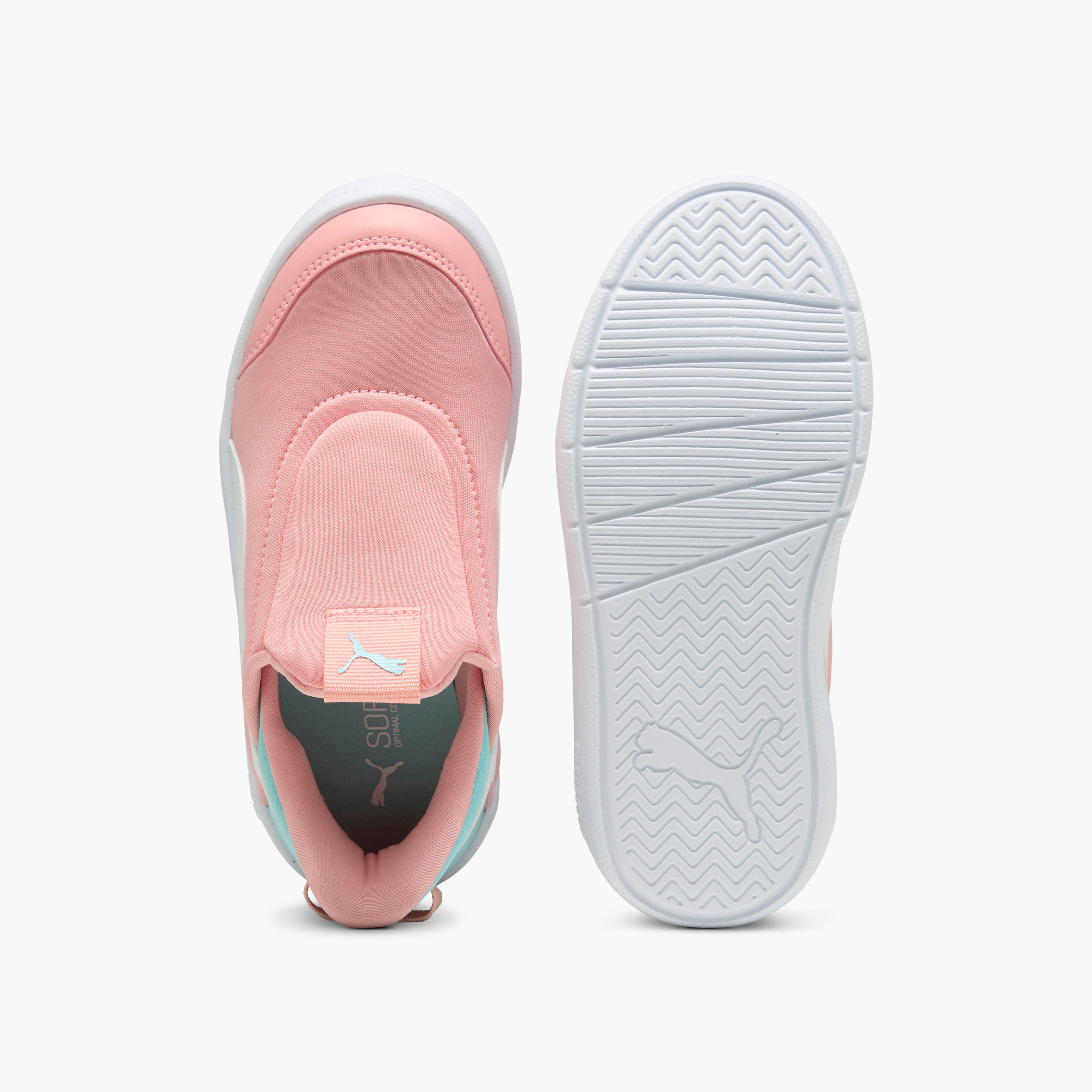 Puma Girls' Courtflex v3 SLIPTECH PS Slip-On Sneakers - 39973406-girls-shoes-sports-image-5