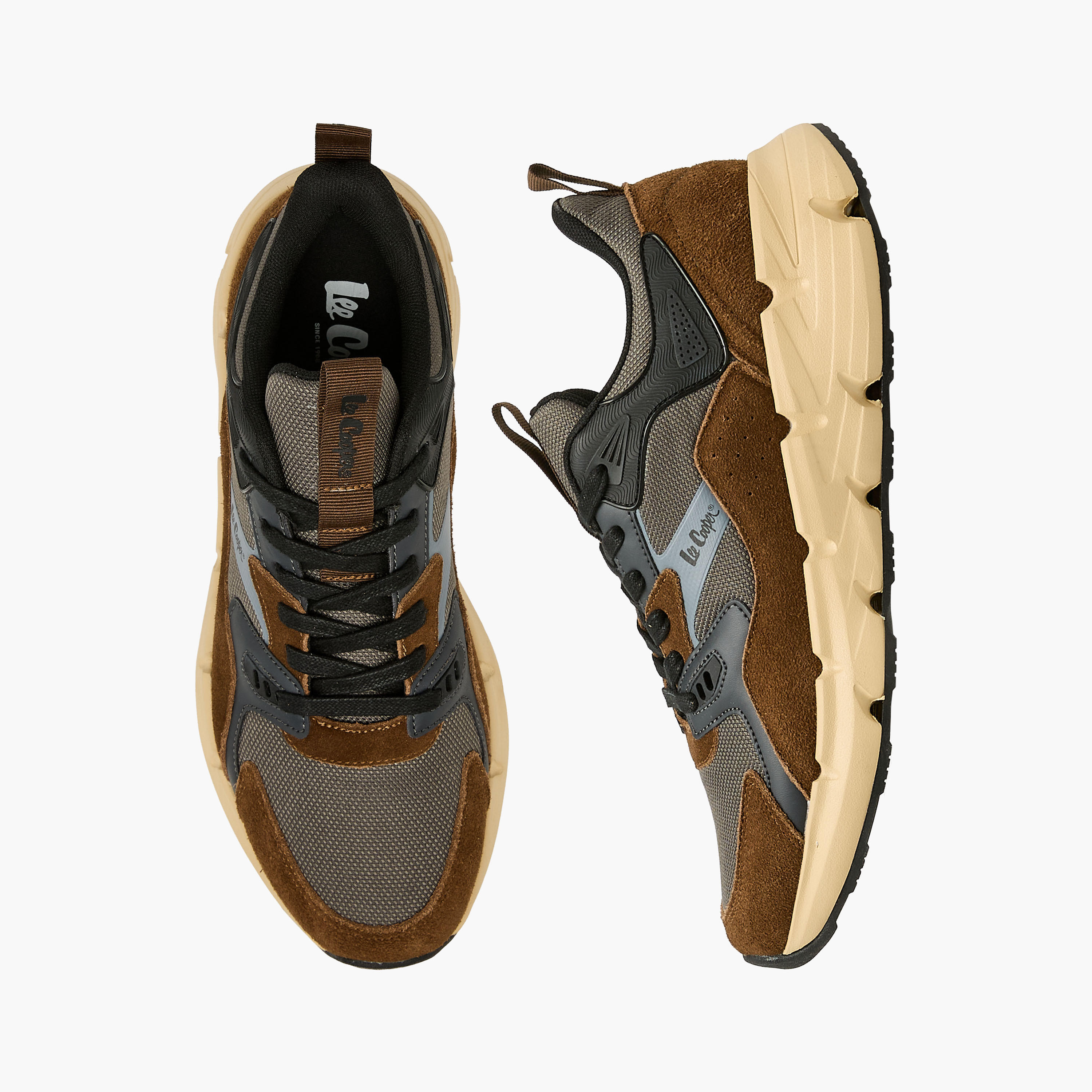 Lee Cooper Men Ortholite Lace-Up Ankle Sneakers-men-shoes-sneakers-image-1
