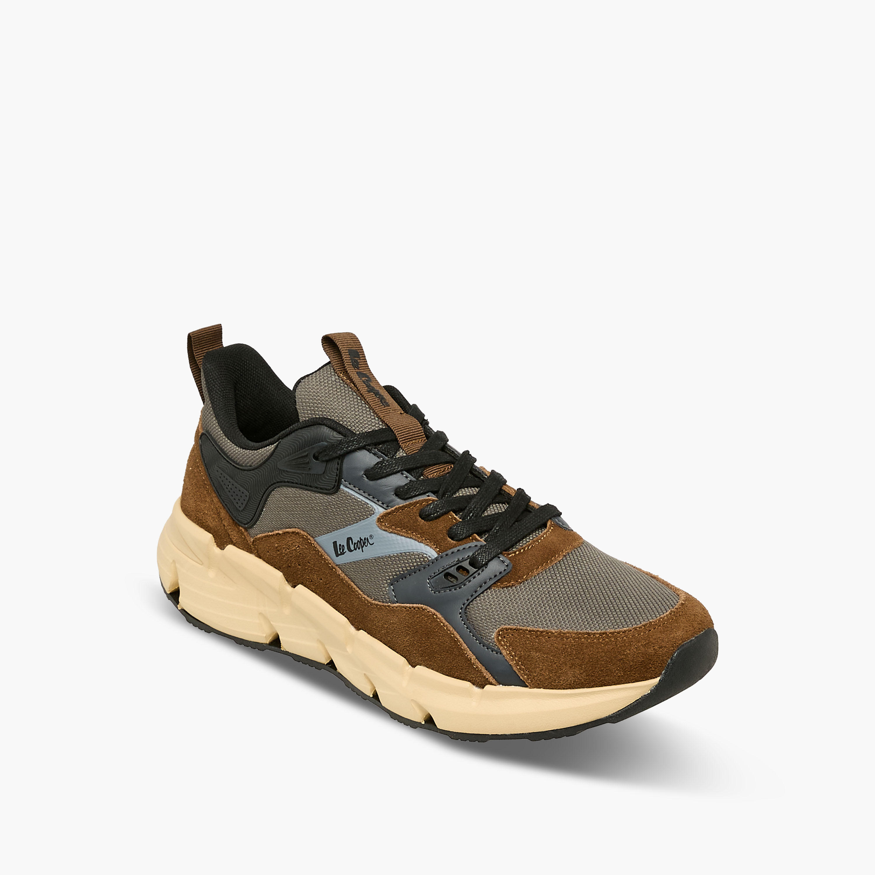Lee Cooper Men Ortholite Lace-Up Ankle Sneakers-men-shoes-sneakers-image-2