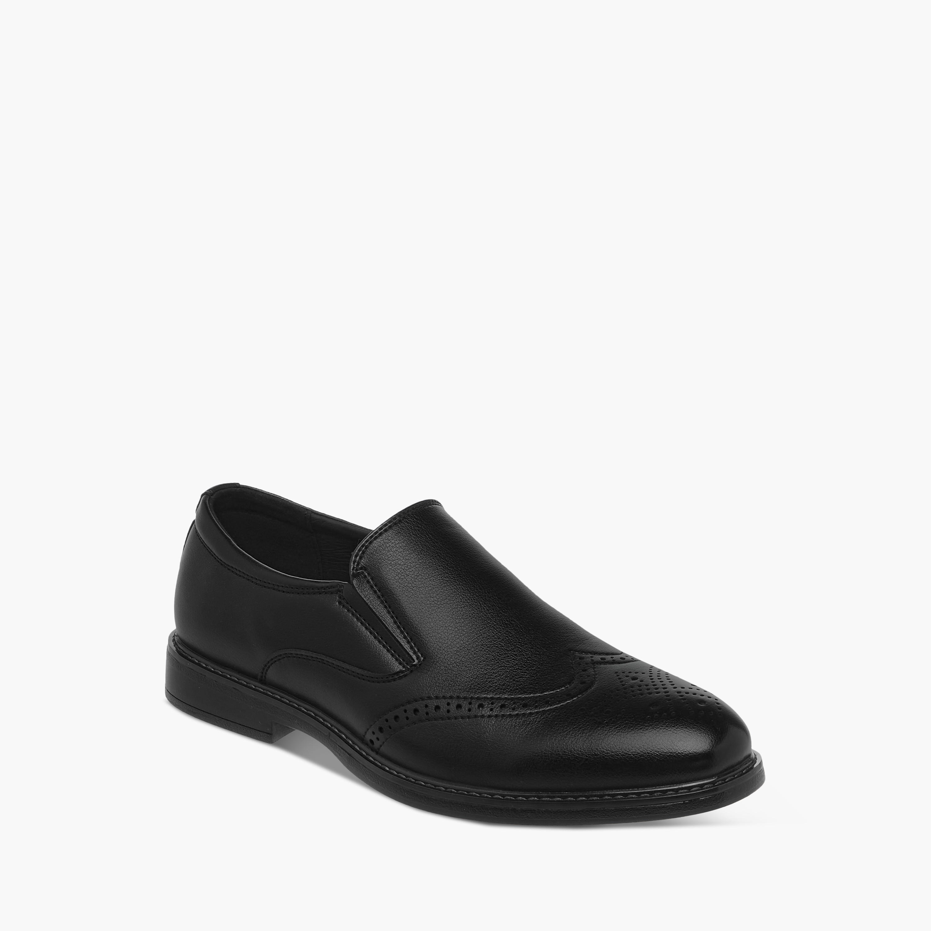 LBL by Shoexpress Perforation Detail Slip-On Loafers-men-shoes-loafersandmoccasins-image-2