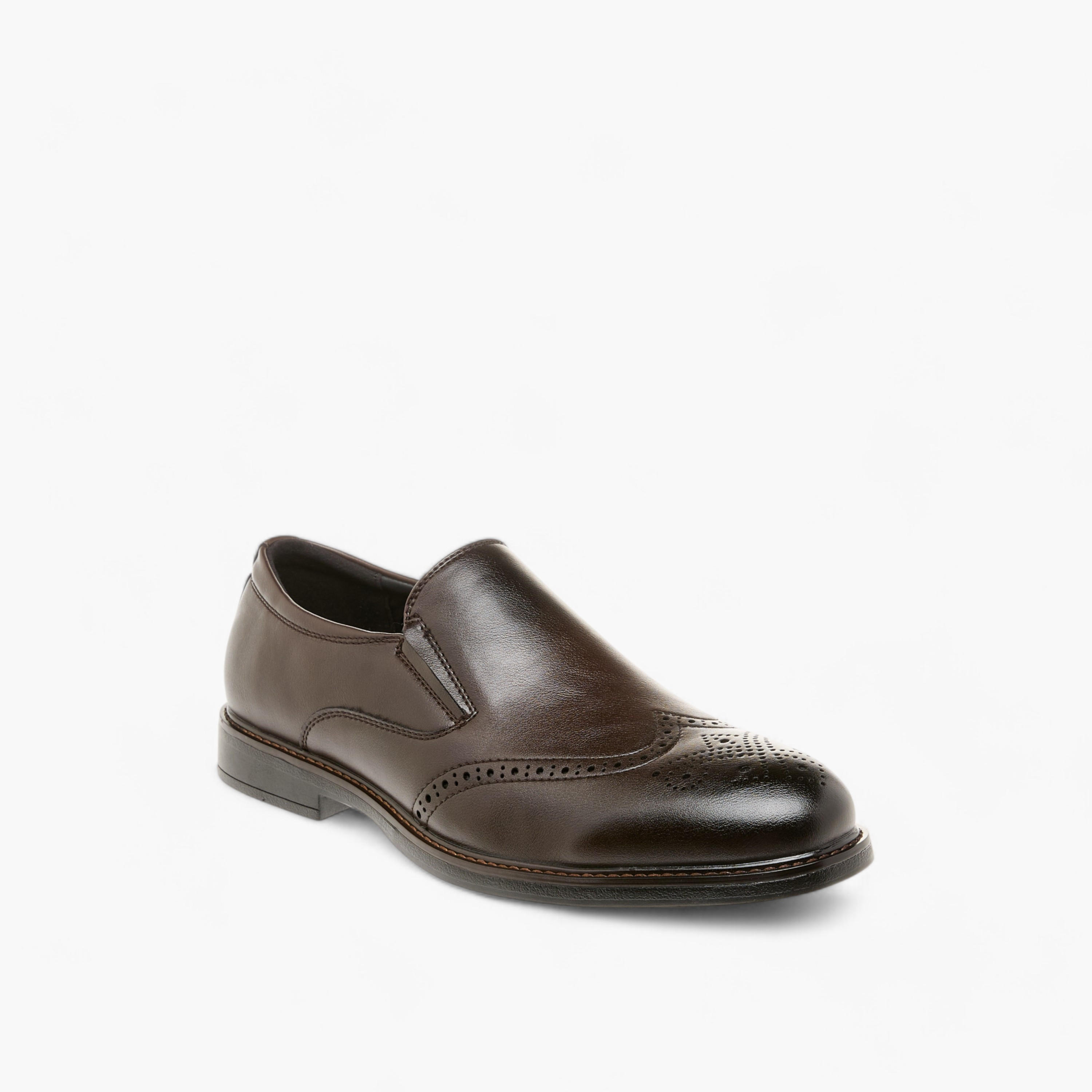 LBL by Shoexpress Perforation Detail Slip-On Loafers-men-shoes-loafersandmoccasins-image-2